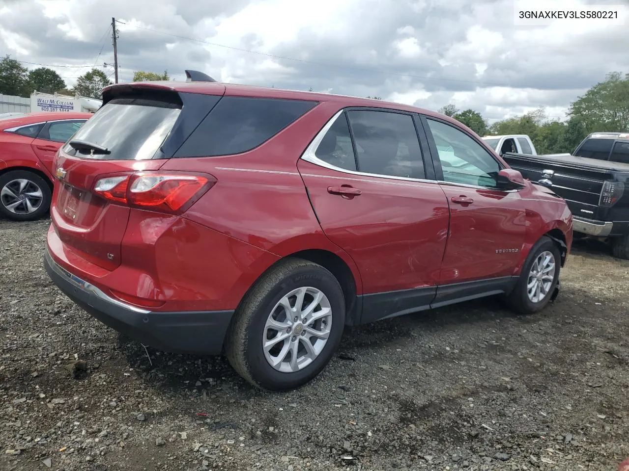 2020 Chevrolet Equinox Lt VIN: 3GNAXKEV3LS580221 Lot: 72636894