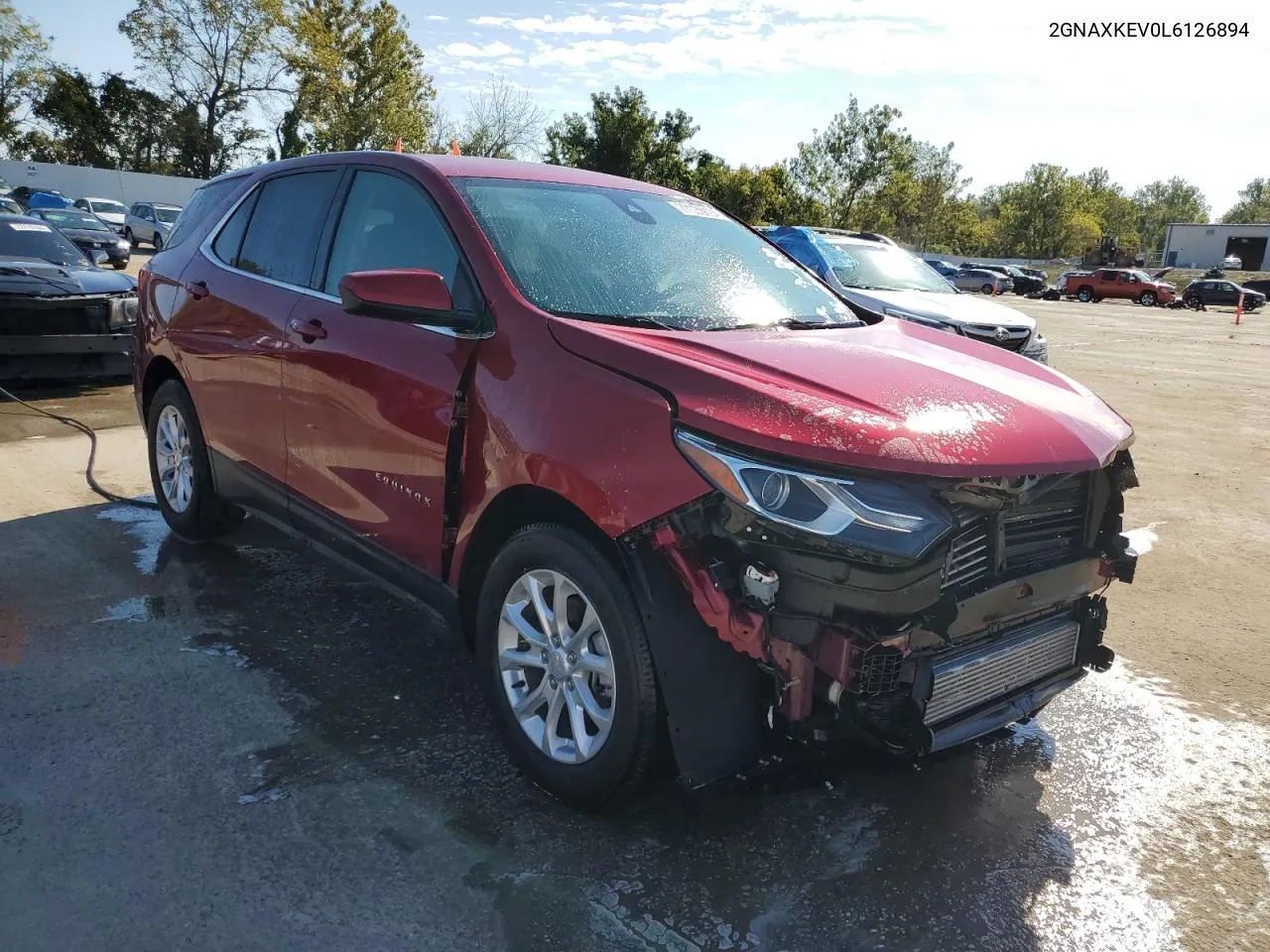 2020 Chevrolet Equinox Lt VIN: 2GNAXKEV0L6126894 Lot: 72656894