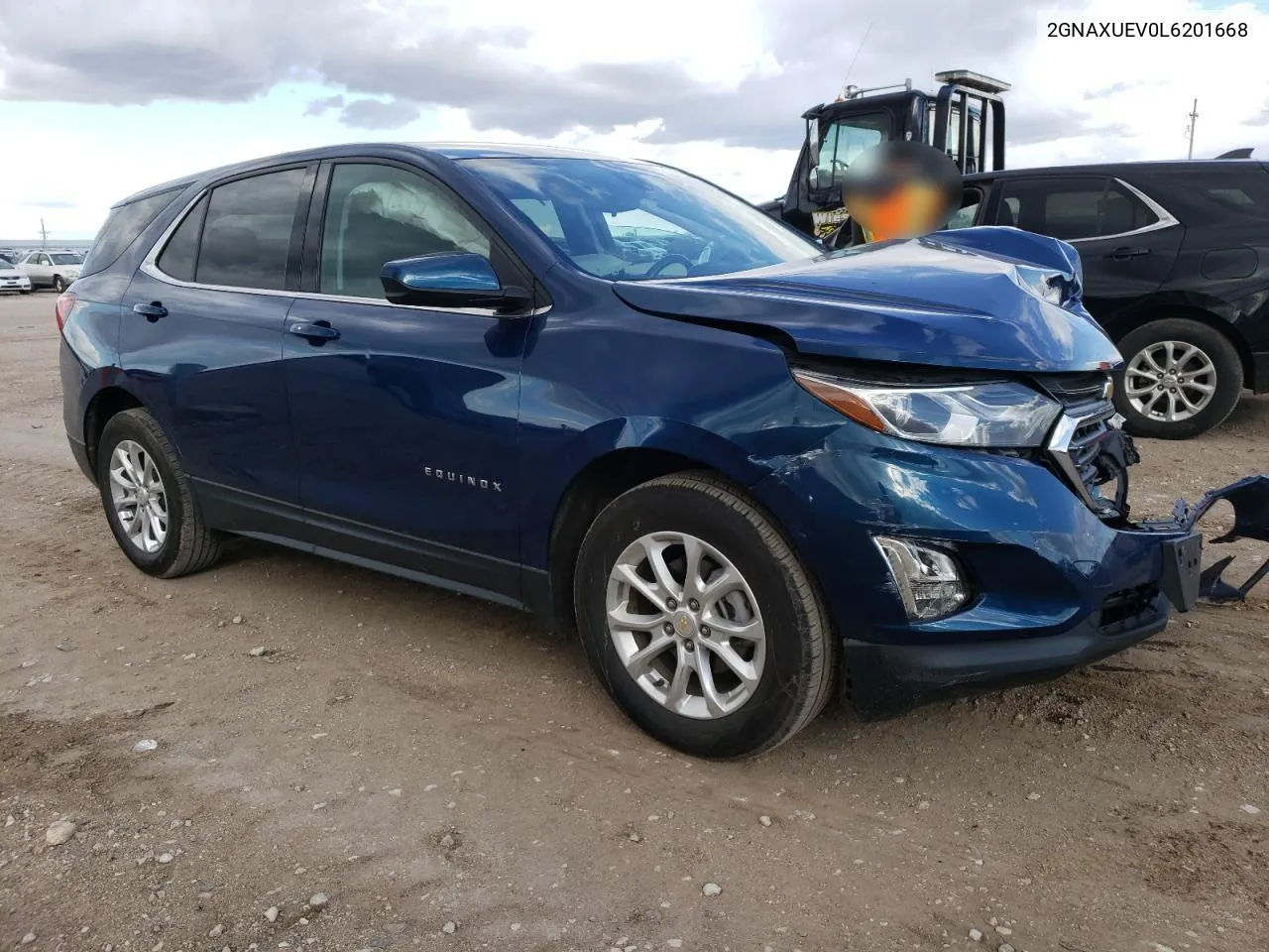 2020 Chevrolet Equinox Lt VIN: 2GNAXUEV0L6201668 Lot: 72711734