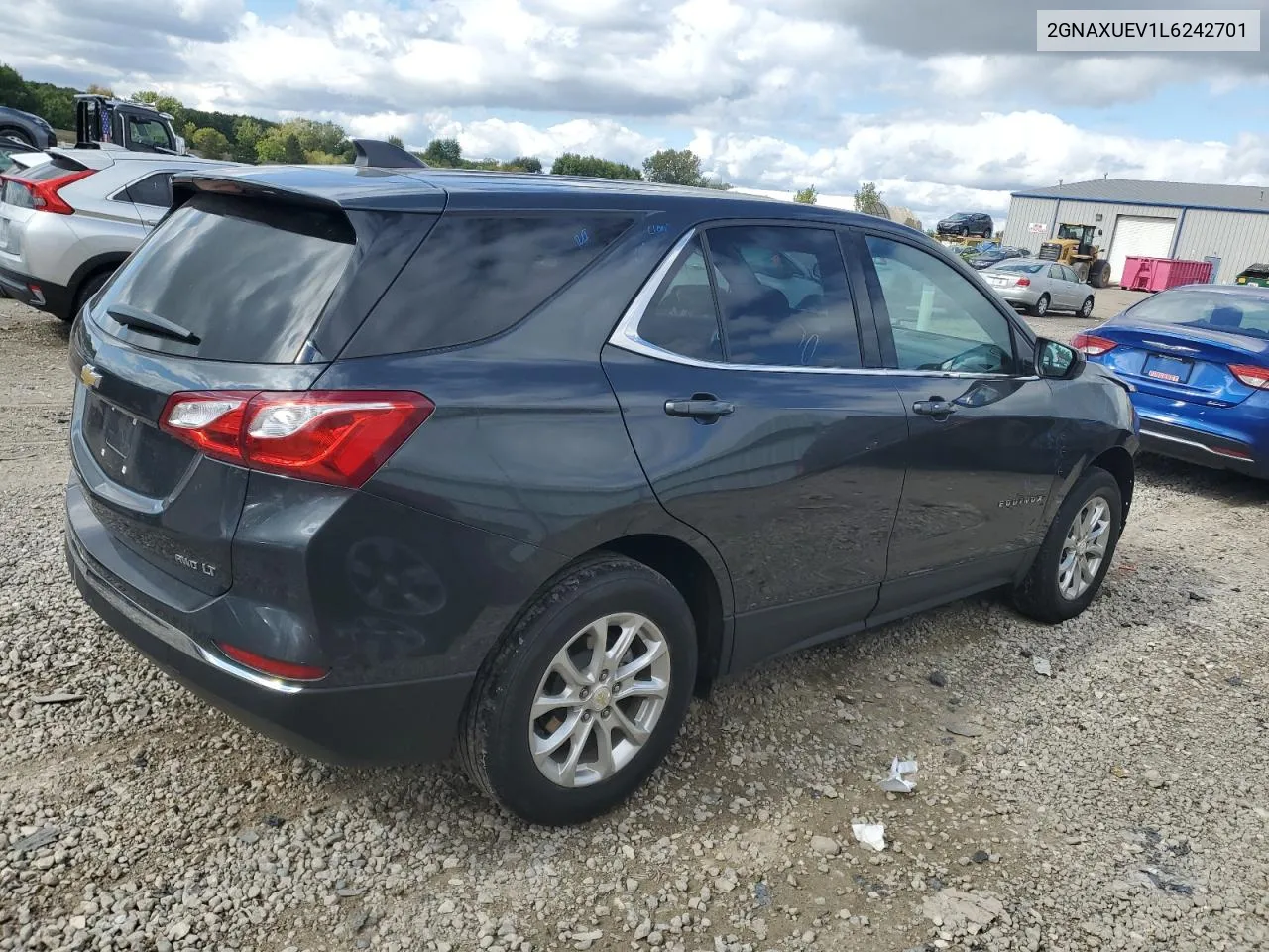 2020 Chevrolet Equinox Lt VIN: 2GNAXUEV1L6242701 Lot: 72730714