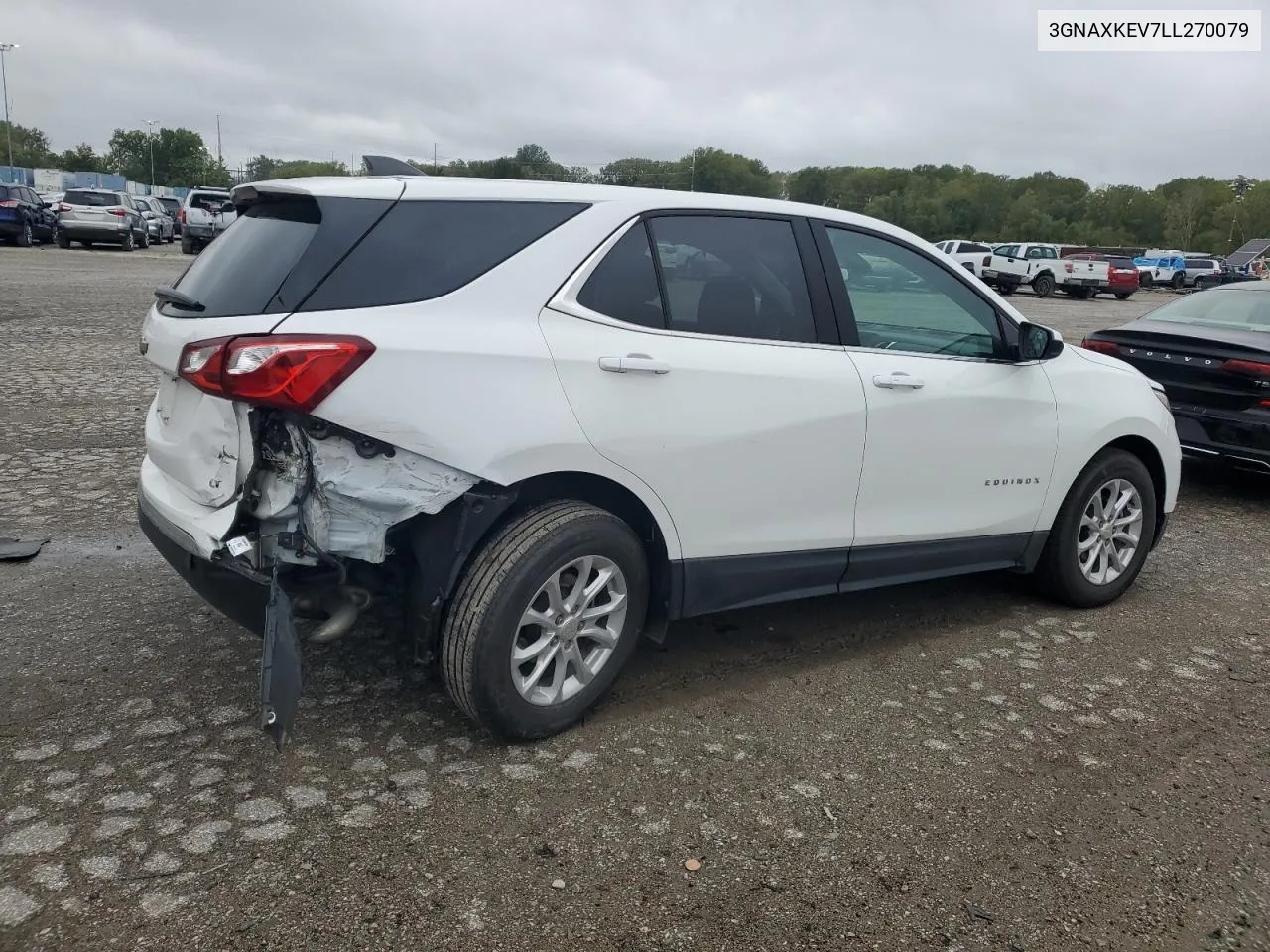 2020 Chevrolet Equinox Lt VIN: 3GNAXKEV7LL270079 Lot: 72743584