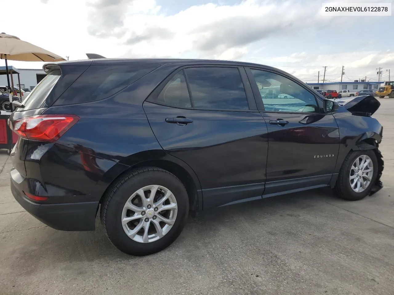 2020 Chevrolet Equinox Ls VIN: 2GNAXHEV0L6122878 Lot: 72812694