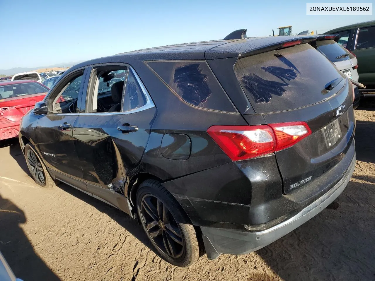 2020 Chevrolet Equinox Lt VIN: 2GNAXUEVXL6189562 Lot: 72824574