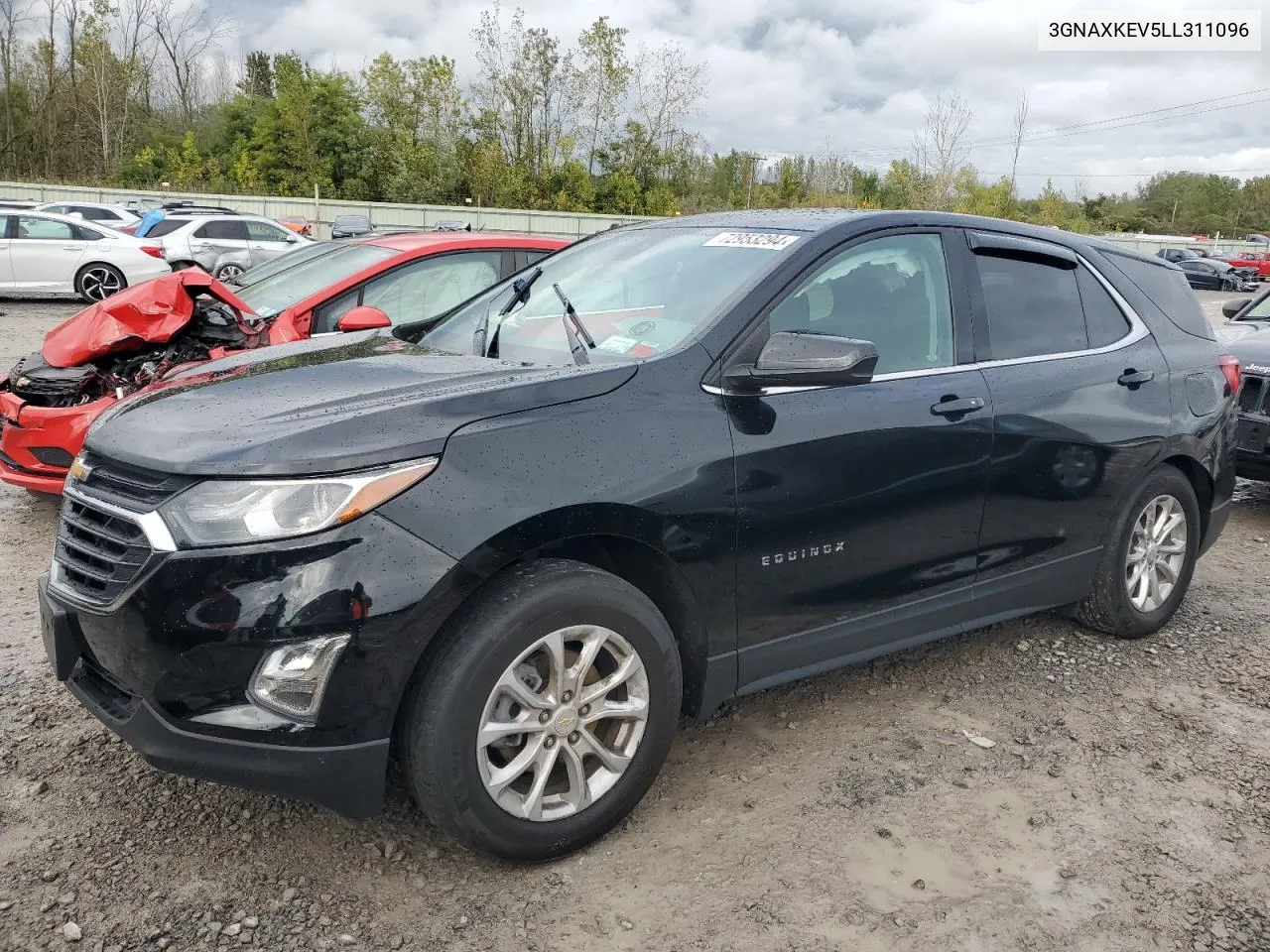 2020 Chevrolet Equinox Lt VIN: 3GNAXKEV5LL311096 Lot: 72953294