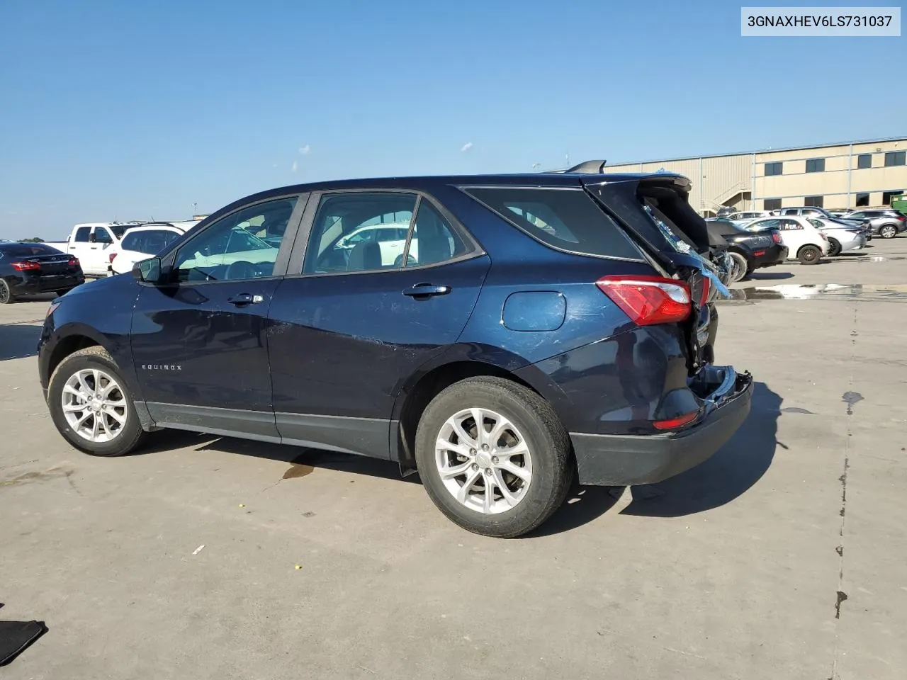 2020 Chevrolet Equinox Ls VIN: 3GNAXHEV6LS731037 Lot: 72979324