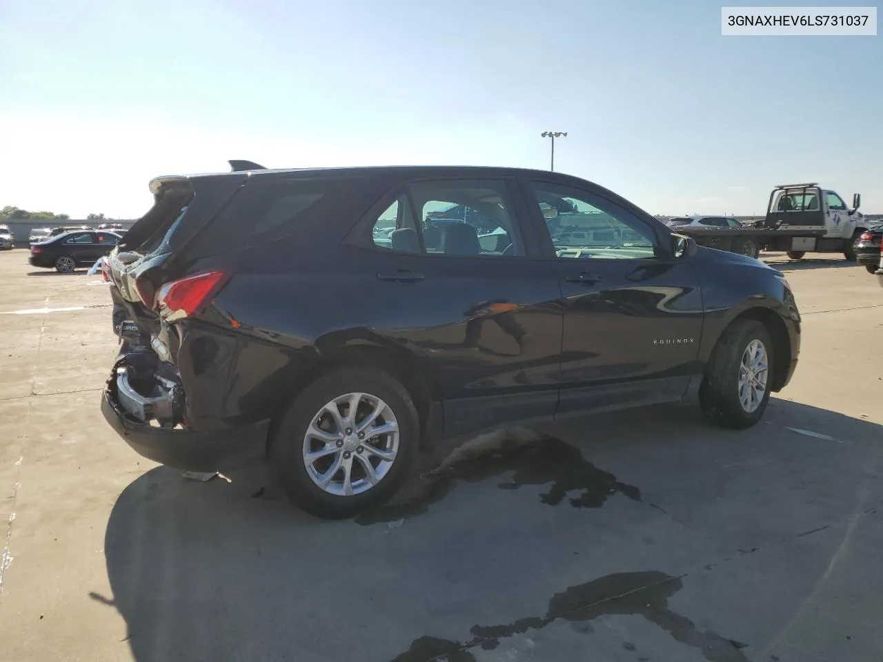 2020 Chevrolet Equinox Ls VIN: 3GNAXHEV6LS731037 Lot: 72979324