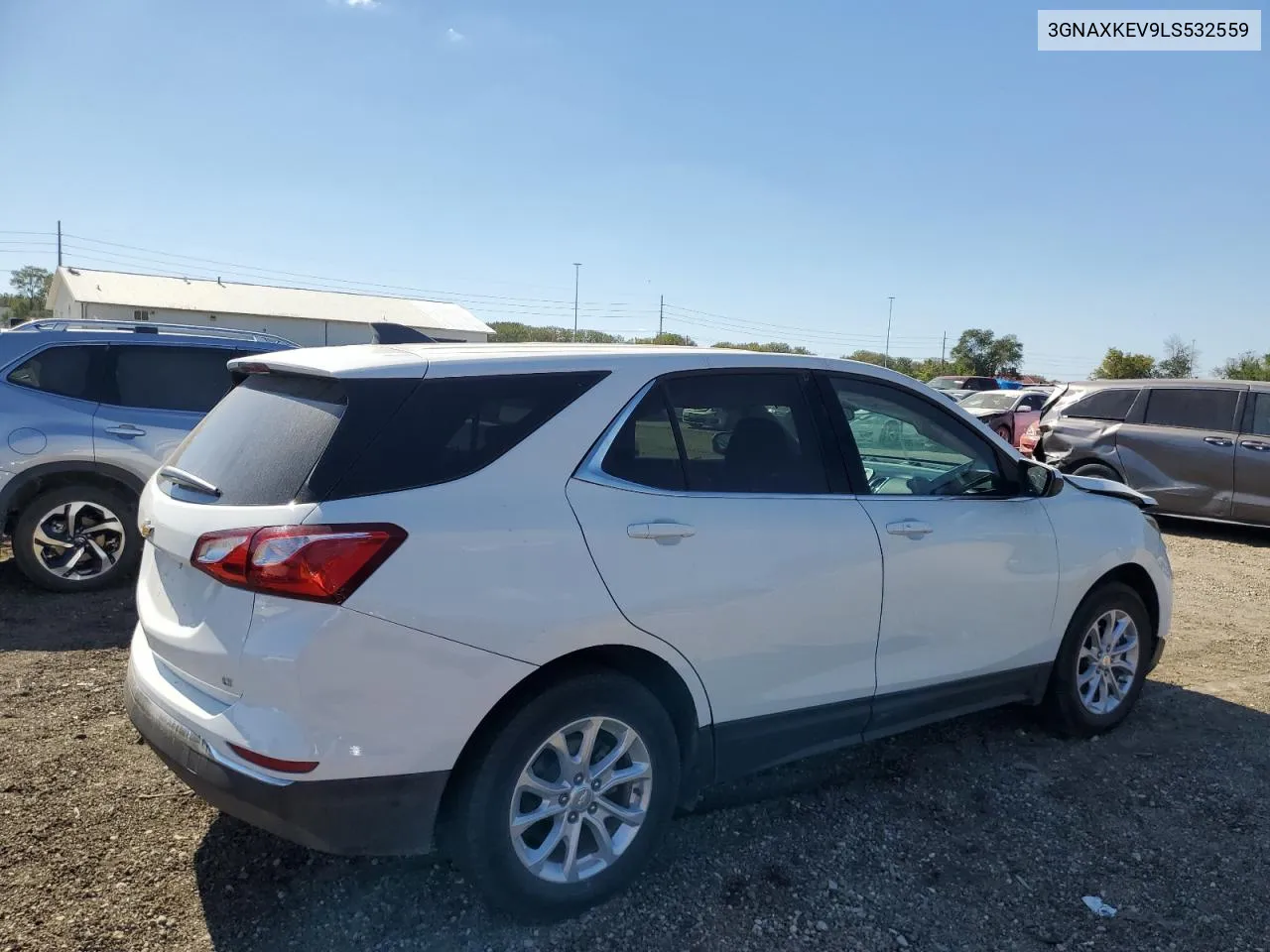 2020 Chevrolet Equinox Lt VIN: 3GNAXKEV9LS532559 Lot: 73026544