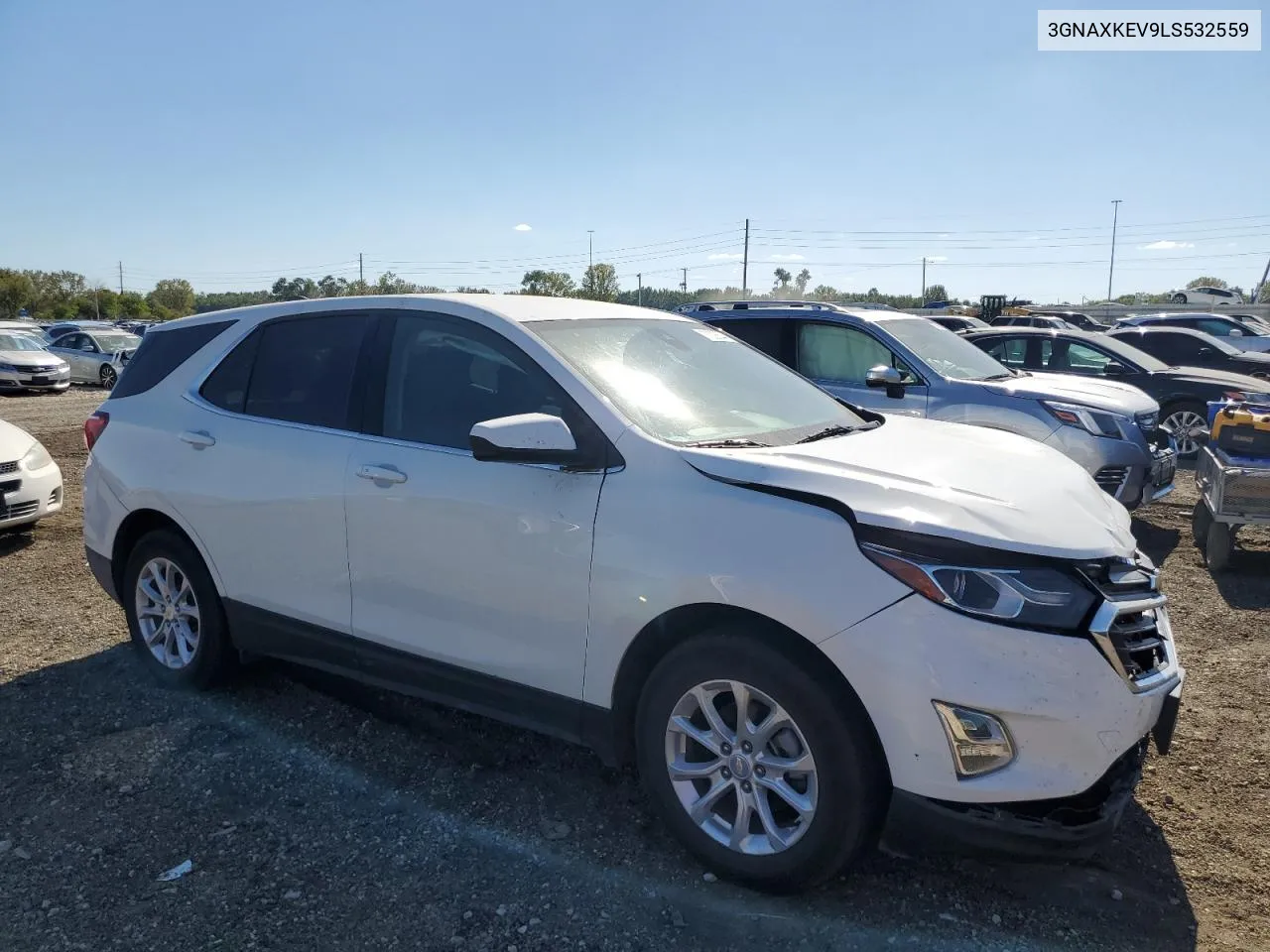 2020 Chevrolet Equinox Lt VIN: 3GNAXKEV9LS532559 Lot: 73026544