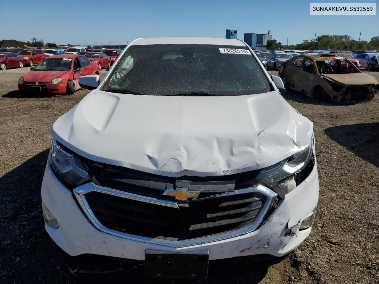 2020 Chevrolet Equinox Lt VIN: 3GNAXKEV9LS532559 Lot: 73026544