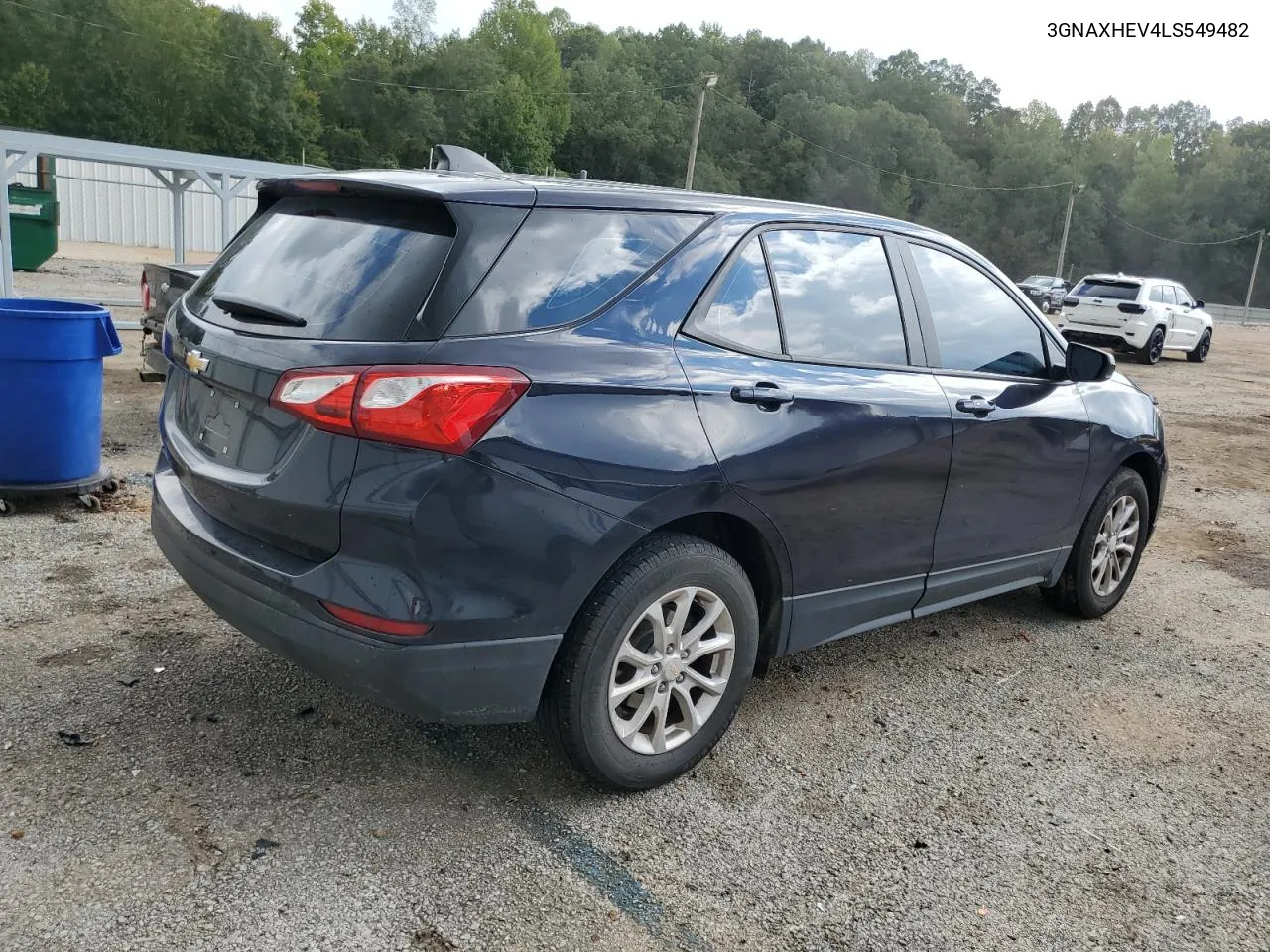 2020 Chevrolet Equinox Ls VIN: 3GNAXHEV4LS549482 Lot: 73093844