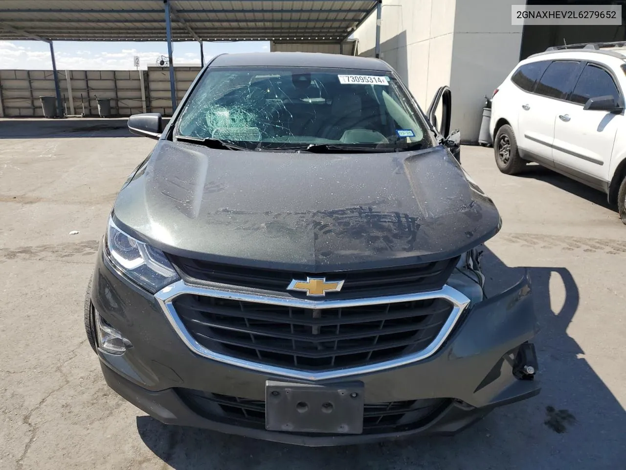 2020 Chevrolet Equinox Ls VIN: 2GNAXHEV2L6279652 Lot: 73095314