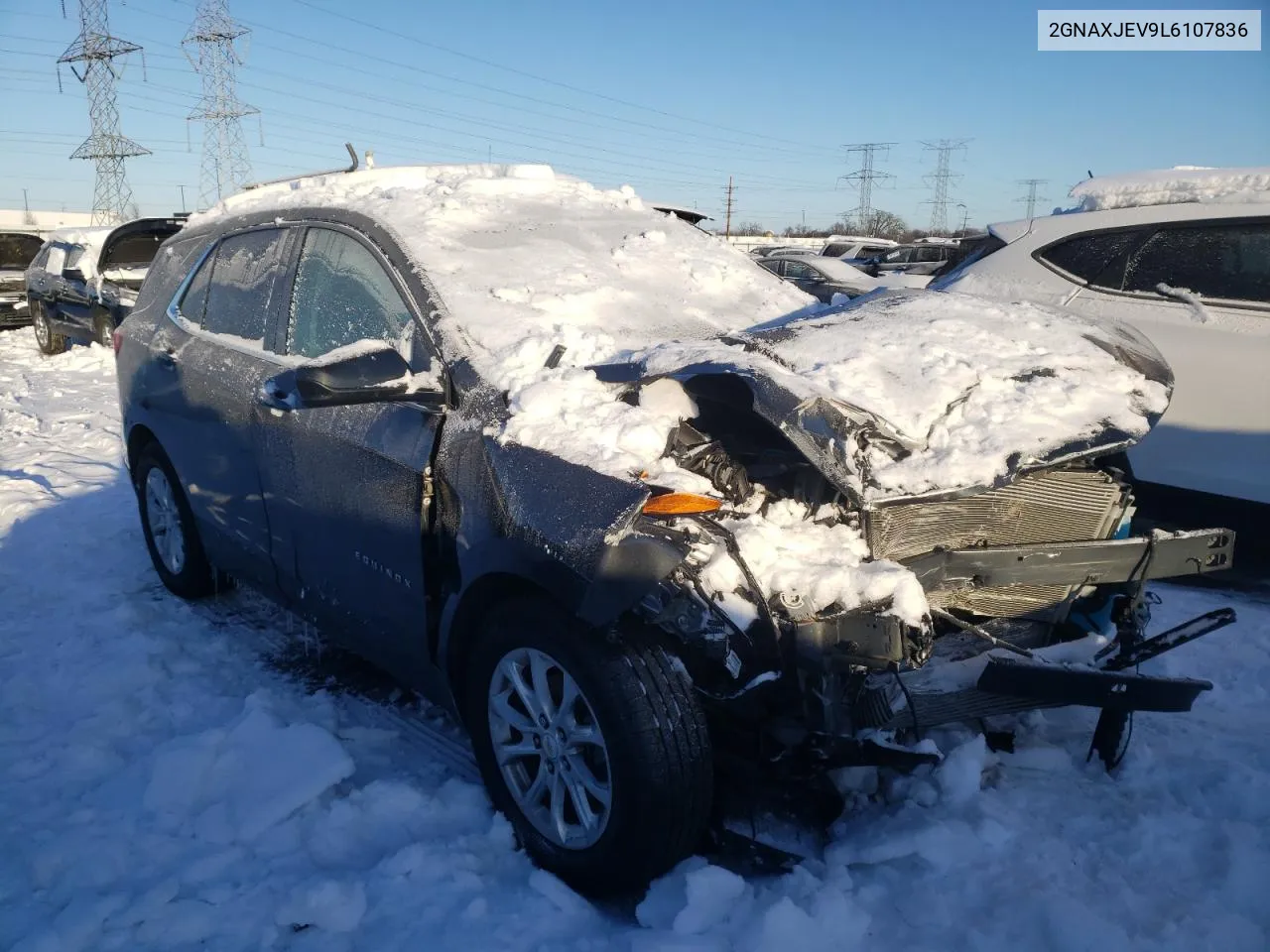 2020 Chevrolet Equinox Lt VIN: 2GNAXJEV9L6107836 Lot: 73104534