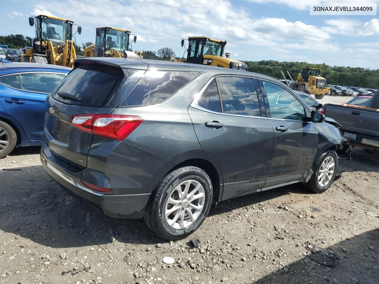 2020 Chevrolet Equinox Lt VIN: 3GNAXJEV8LL344099 Lot: 73117184