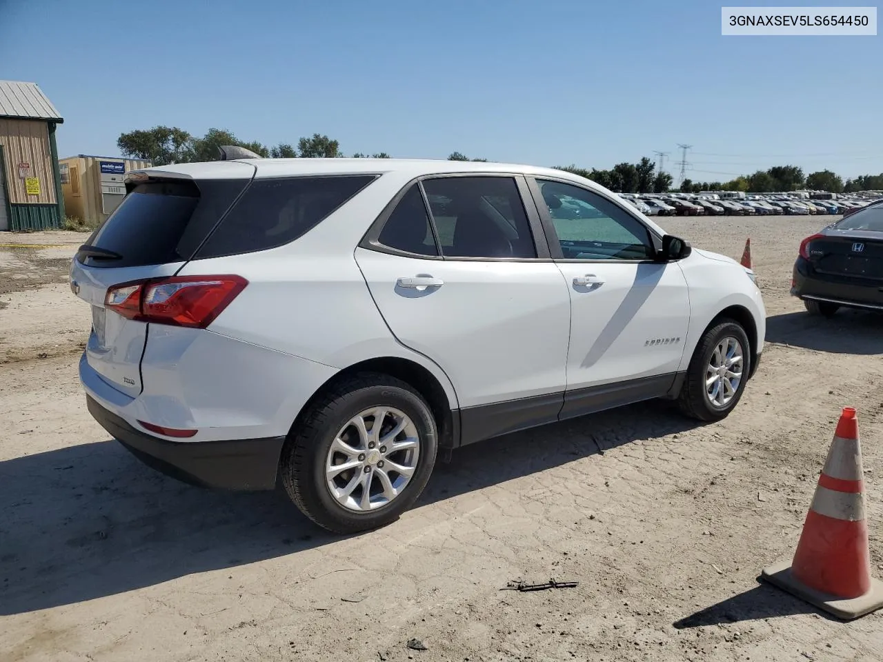 2020 Chevrolet Equinox Ls VIN: 3GNAXSEV5LS654450 Lot: 73118824