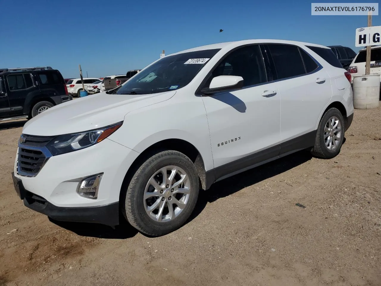 2020 Chevrolet Equinox Lt VIN: 2GNAXTEV0L6176796 Lot: 73139674