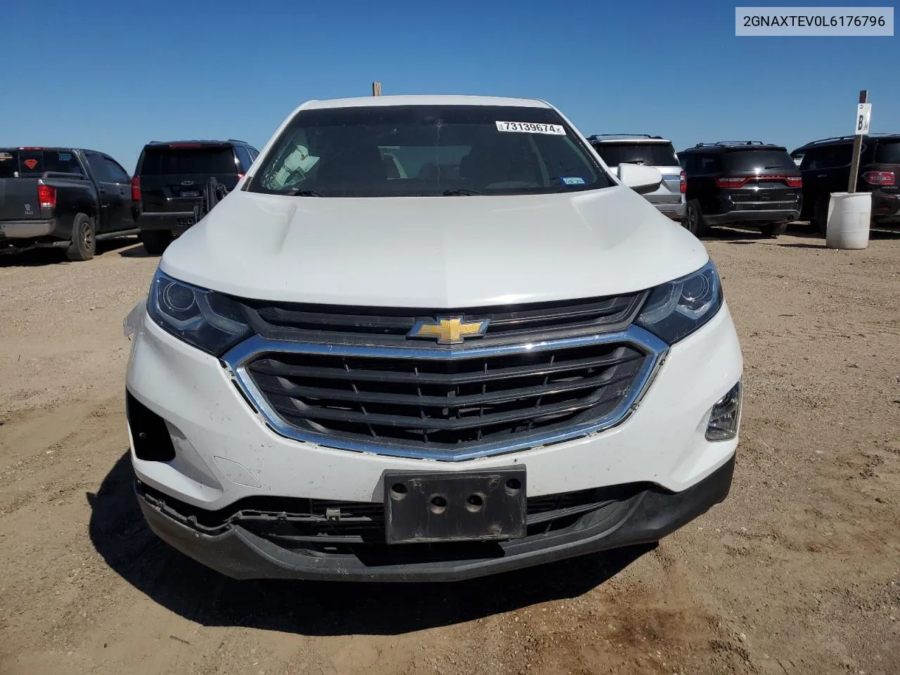 2020 Chevrolet Equinox Lt VIN: 2GNAXTEV0L6176796 Lot: 73139674