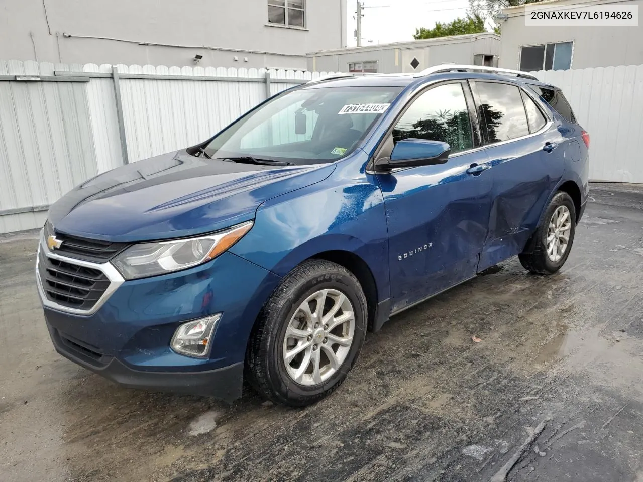 2020 Chevrolet Equinox Lt VIN: 2GNAXKEV7L6194626 Lot: 73164404