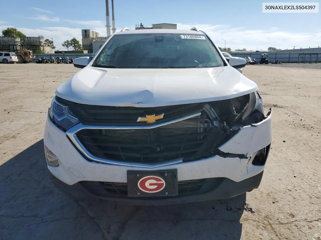 2020 Chevrolet Equinox Lt VIN: 3GNAXLEX2LS504397 Lot: 73180804