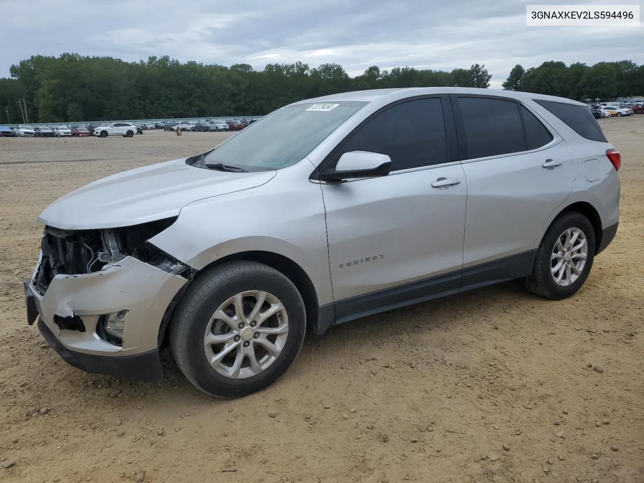 2020 Chevrolet Equinox Lt VIN: 3GNAXKEV2LS594496 Lot: 73279454