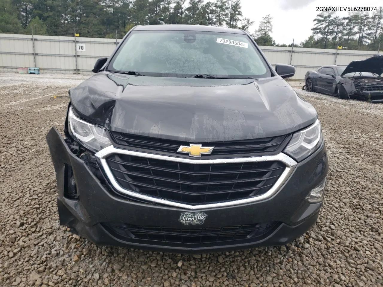 2020 Chevrolet Equinox Ls VIN: 2GNAXHEV5L6278074 Lot: 73290504