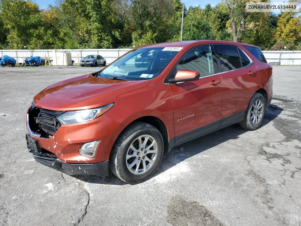 2020 Chevrolet Equinox Lt VIN: 2GNAXUEV2L6134443 Lot: 73292944