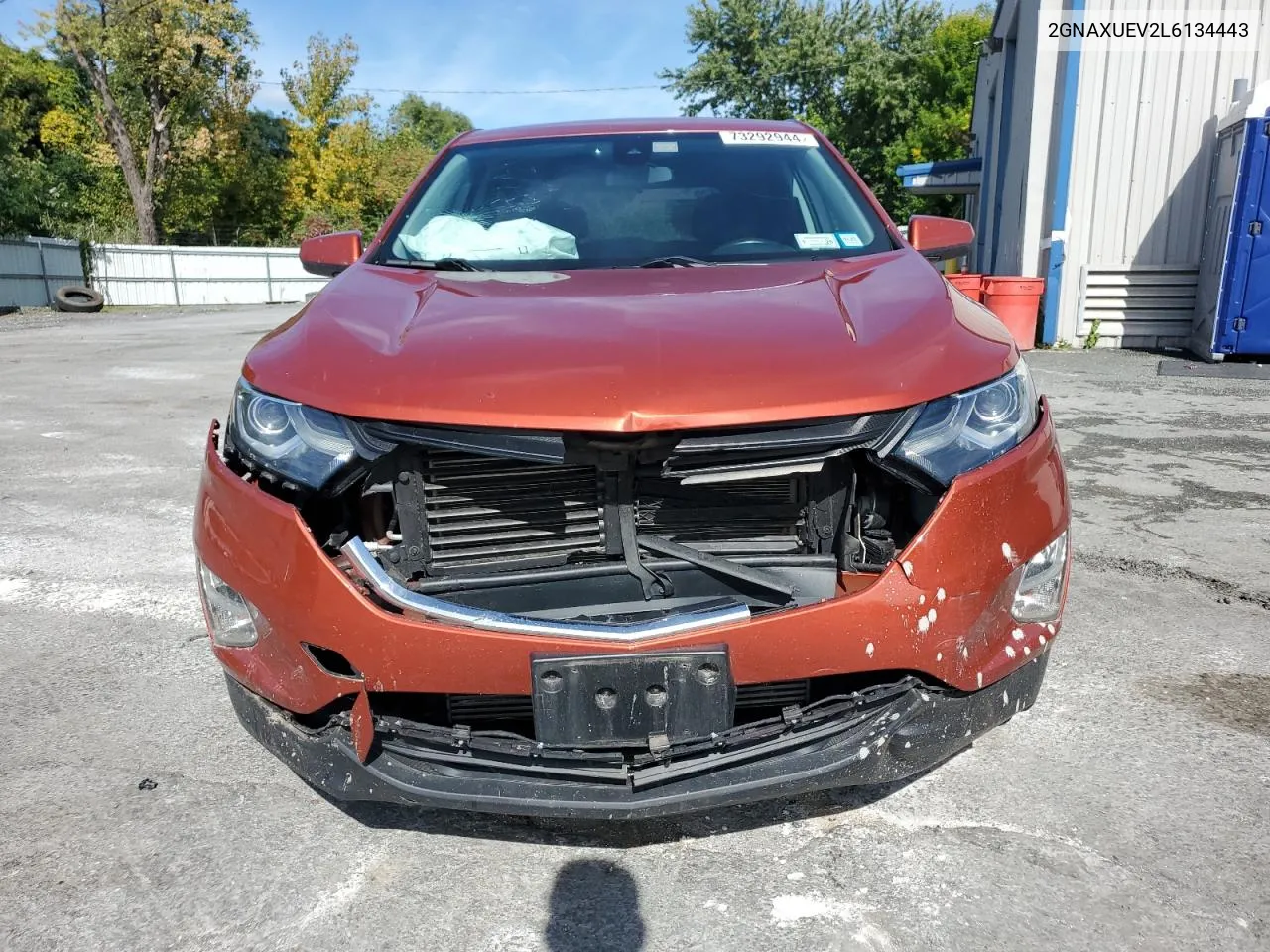 2020 Chevrolet Equinox Lt VIN: 2GNAXUEV2L6134443 Lot: 73292944