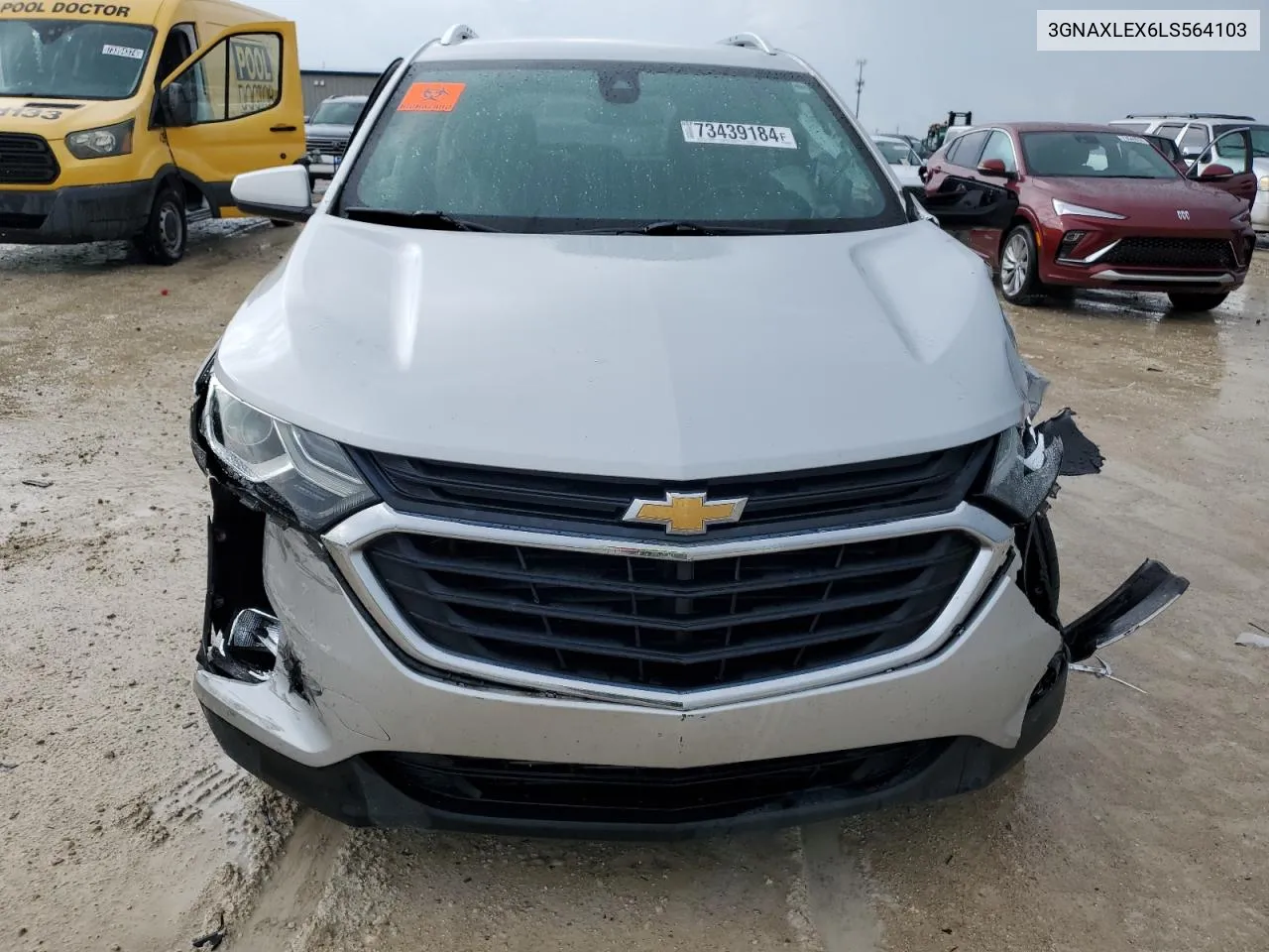 2020 Chevrolet Equinox Lt VIN: 3GNAXLEX6LS564103 Lot: 73439184