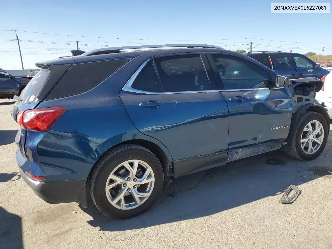 2020 Chevrolet Equinox Lt VIN: 2GNAXVEX0L6227081 Lot: 73477894