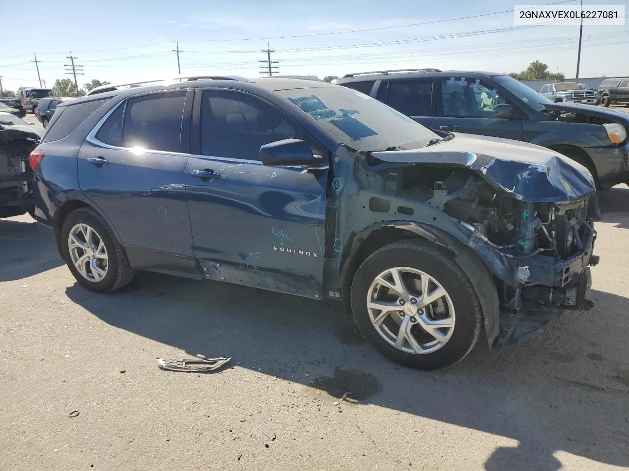 2020 Chevrolet Equinox Lt VIN: 2GNAXVEX0L6227081 Lot: 73477894