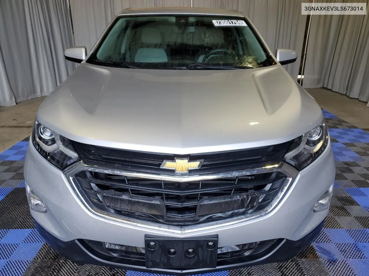 2020 Chevrolet Equinox Lt VIN: 3GNAXKEV3LS673014 Lot: 73551794