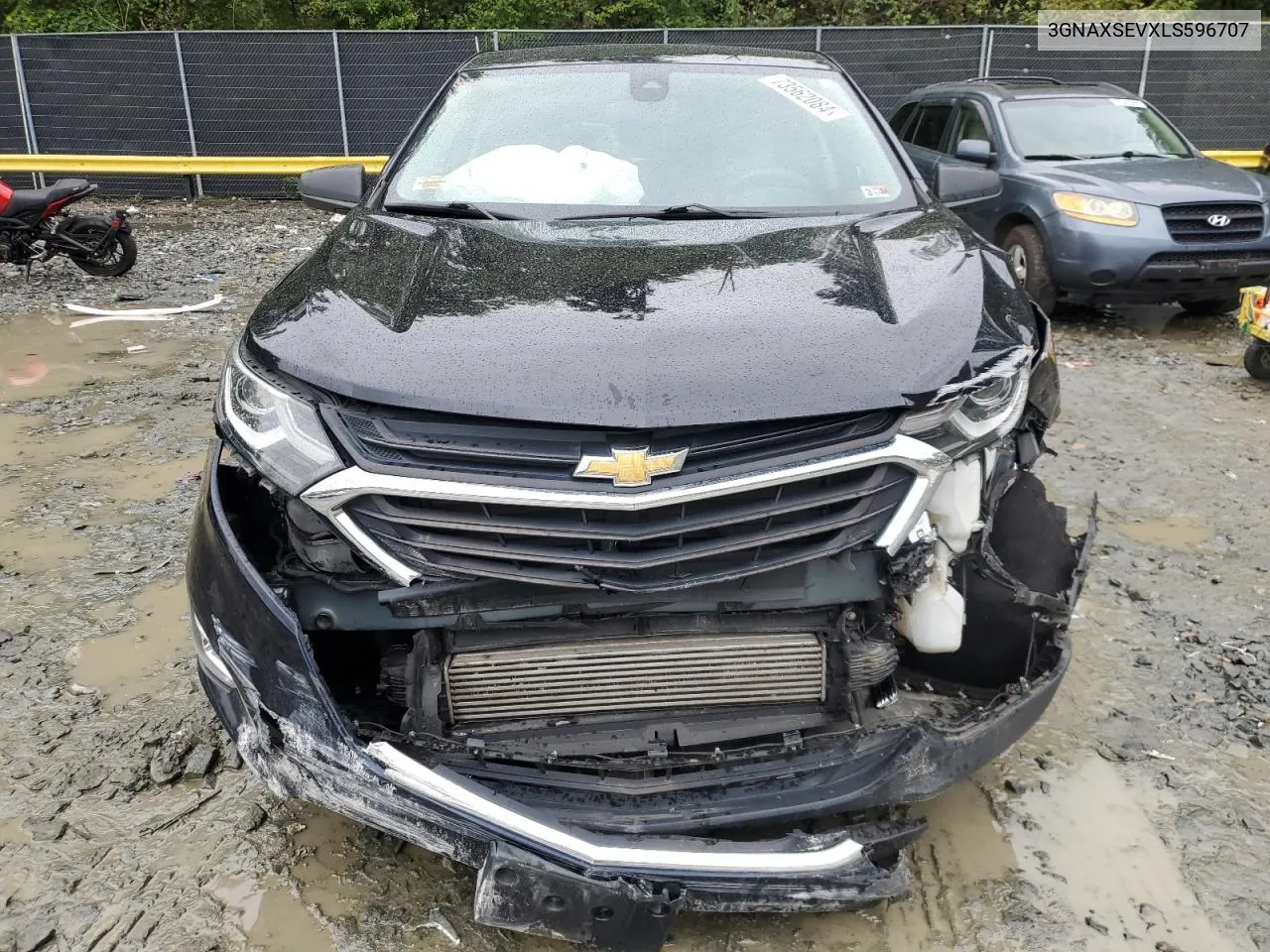 2020 Chevrolet Equinox Ls VIN: 3GNAXSEVXLS596707 Lot: 73562084