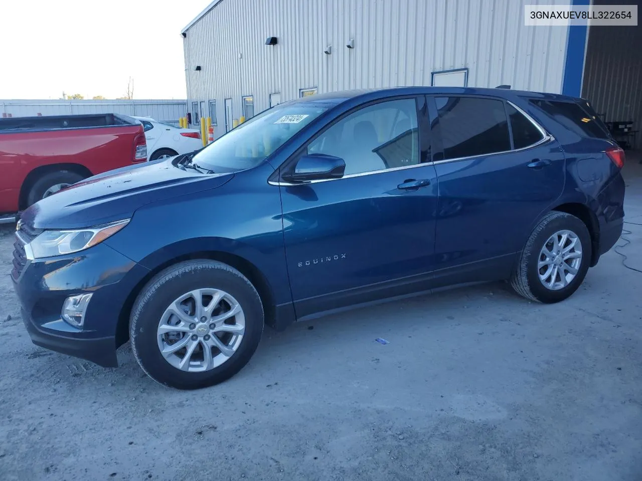 2020 Chevrolet Equinox Lt VIN: 3GNAXUEV8LL322654 Lot: 73574324