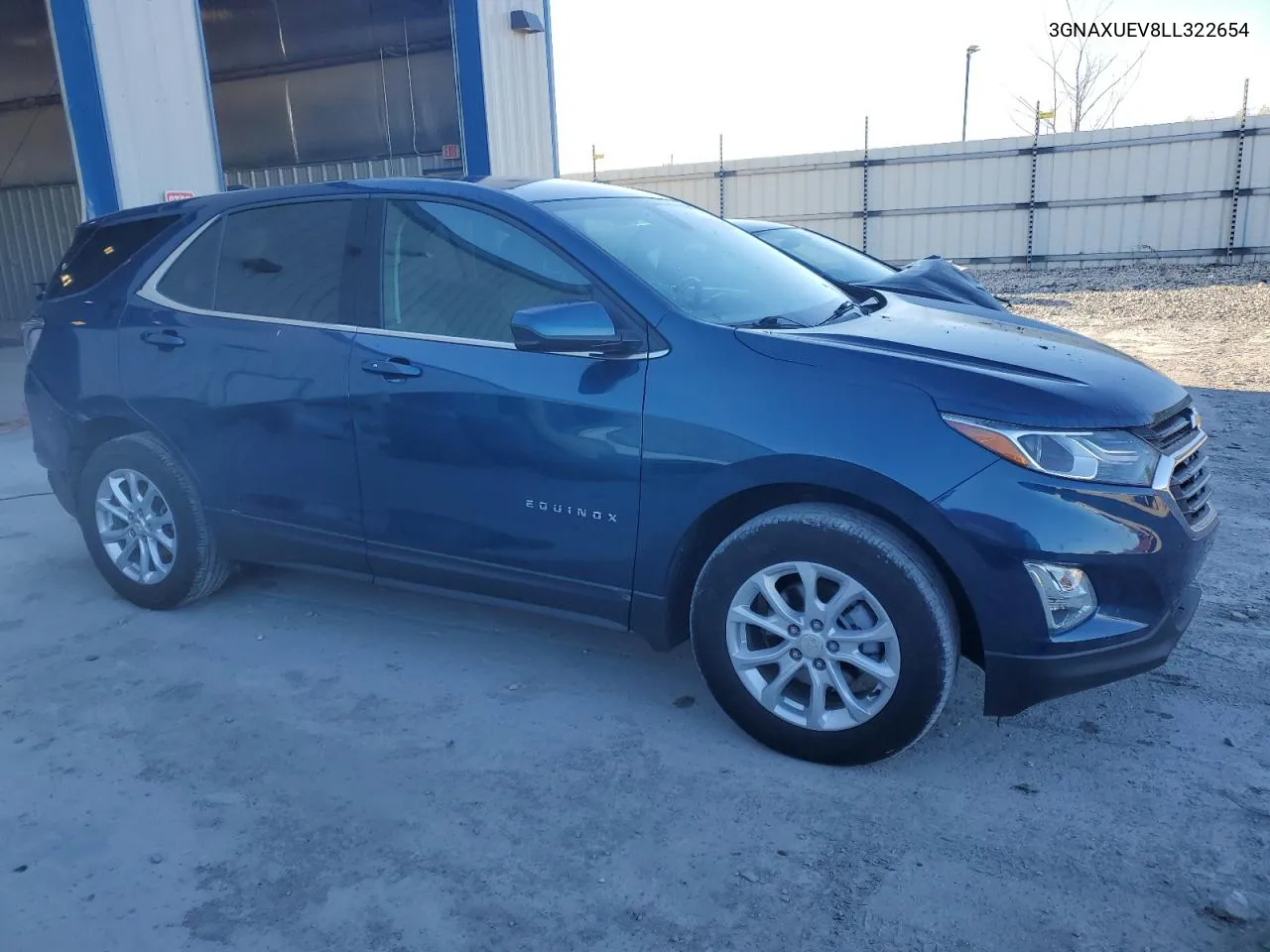 2020 Chevrolet Equinox Lt VIN: 3GNAXUEV8LL322654 Lot: 73574324