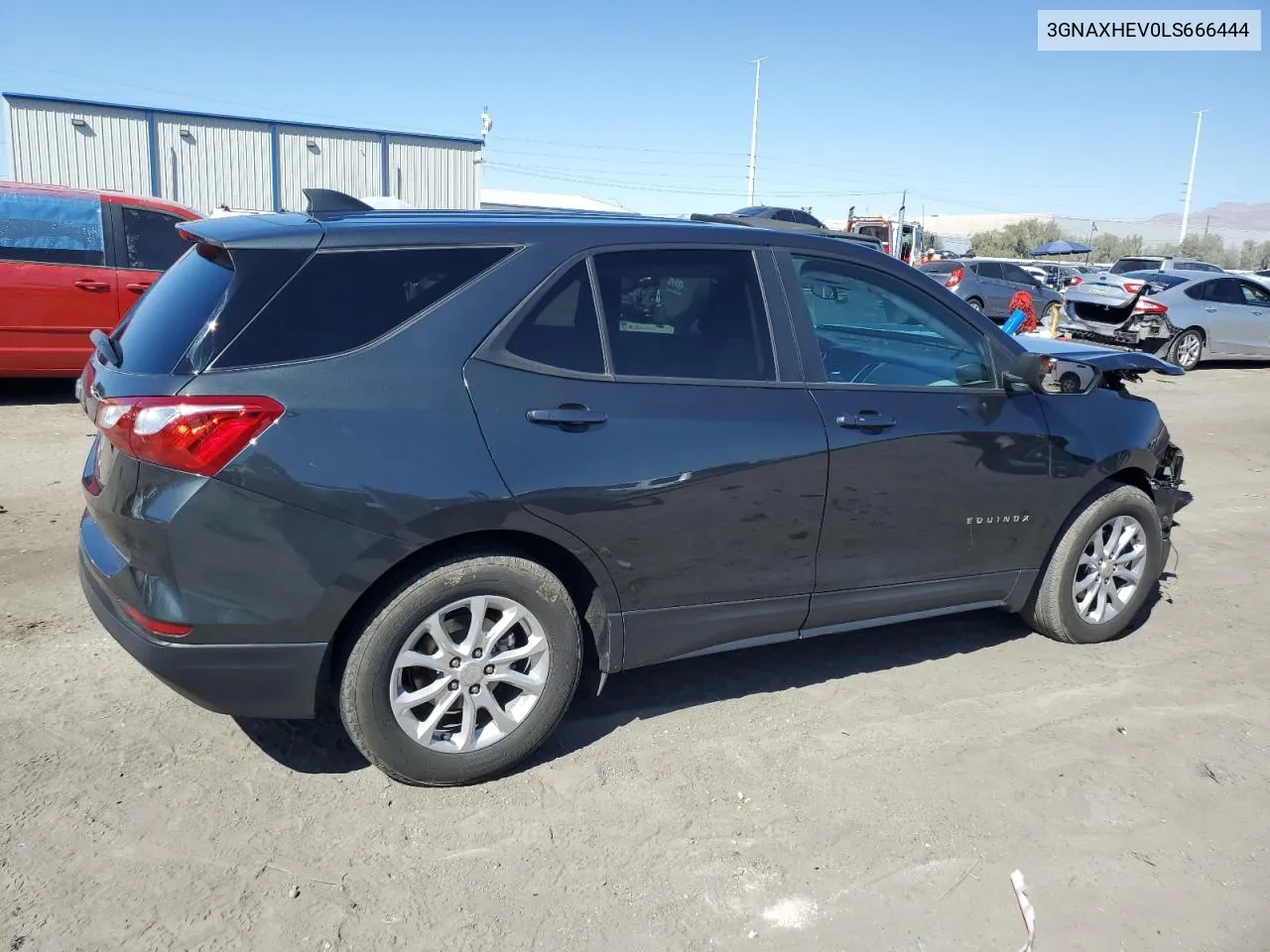 2020 Chevrolet Equinox Ls VIN: 3GNAXHEV0LS666444 Lot: 73605324