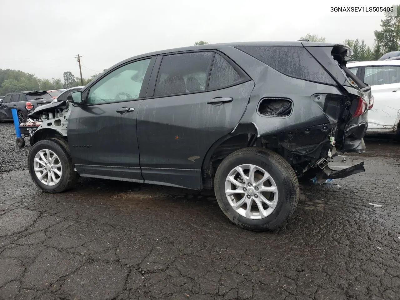 2020 Chevrolet Equinox Ls VIN: 3GNAXSEV1LS505405 Lot: 73608374