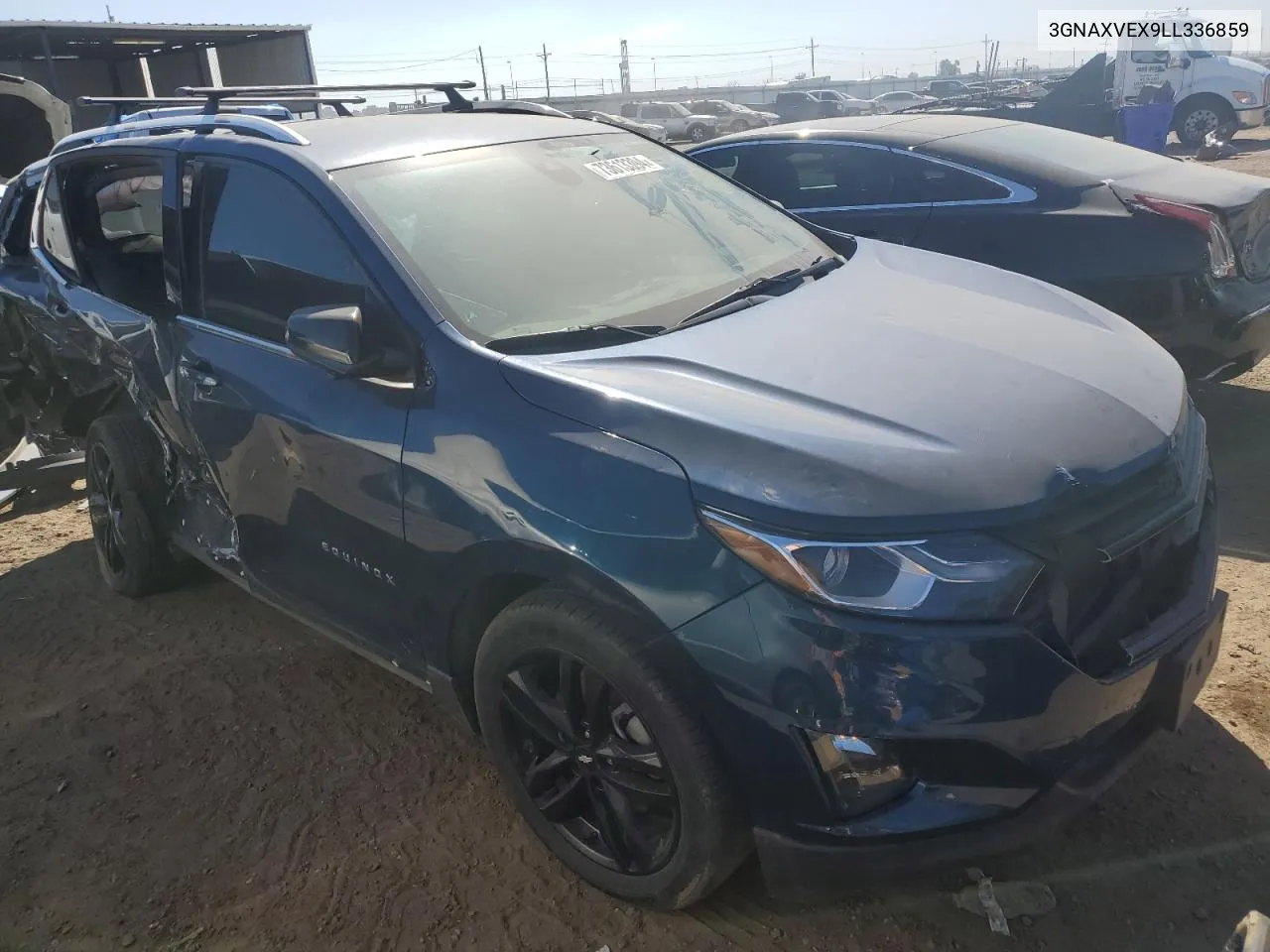 2020 Chevrolet Equinox Lt VIN: 3GNAXVEX9LL336859 Lot: 73613394