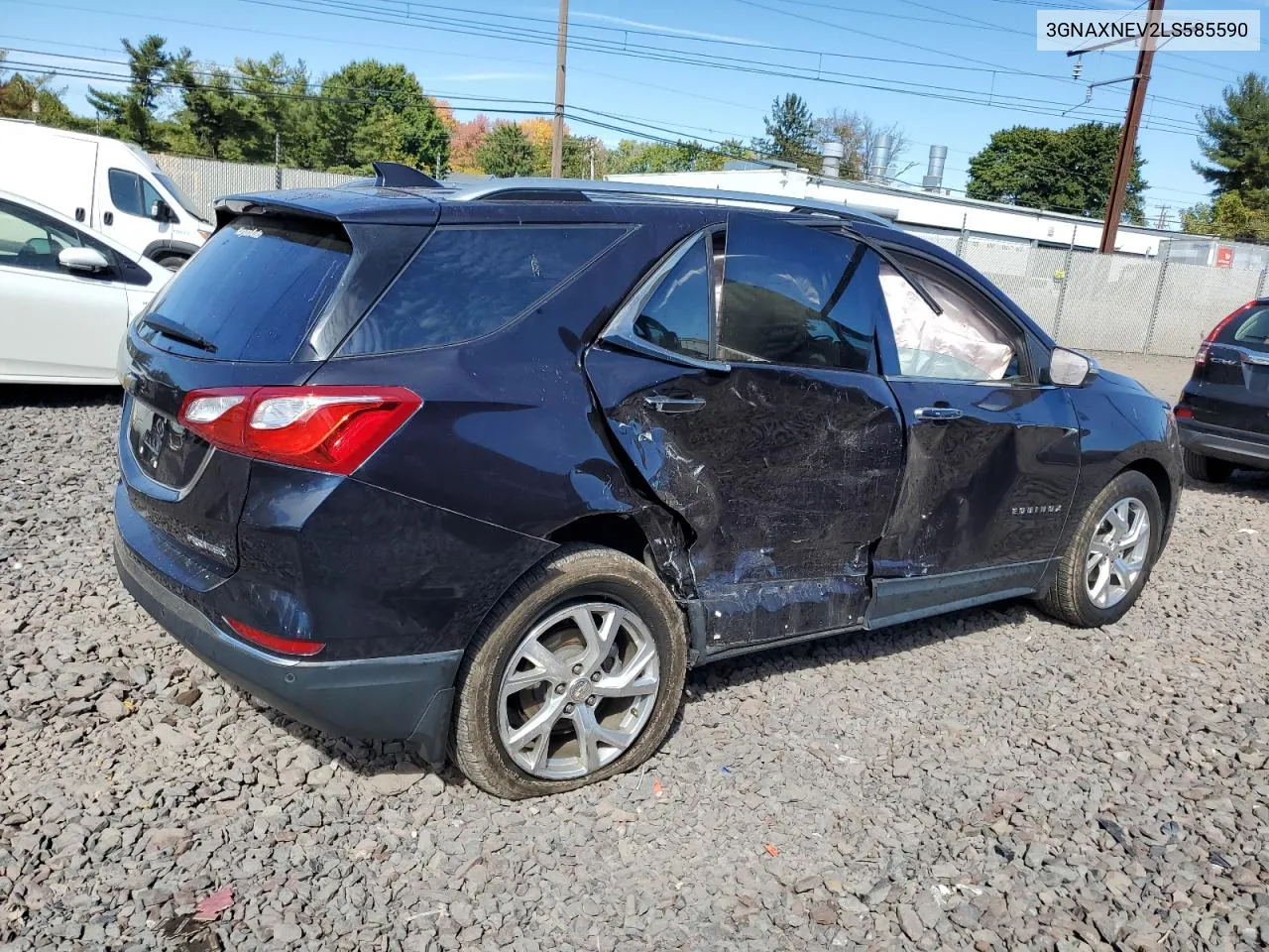 2020 Chevrolet Equinox Premier VIN: 3GNAXNEV2LS585590 Lot: 73650194