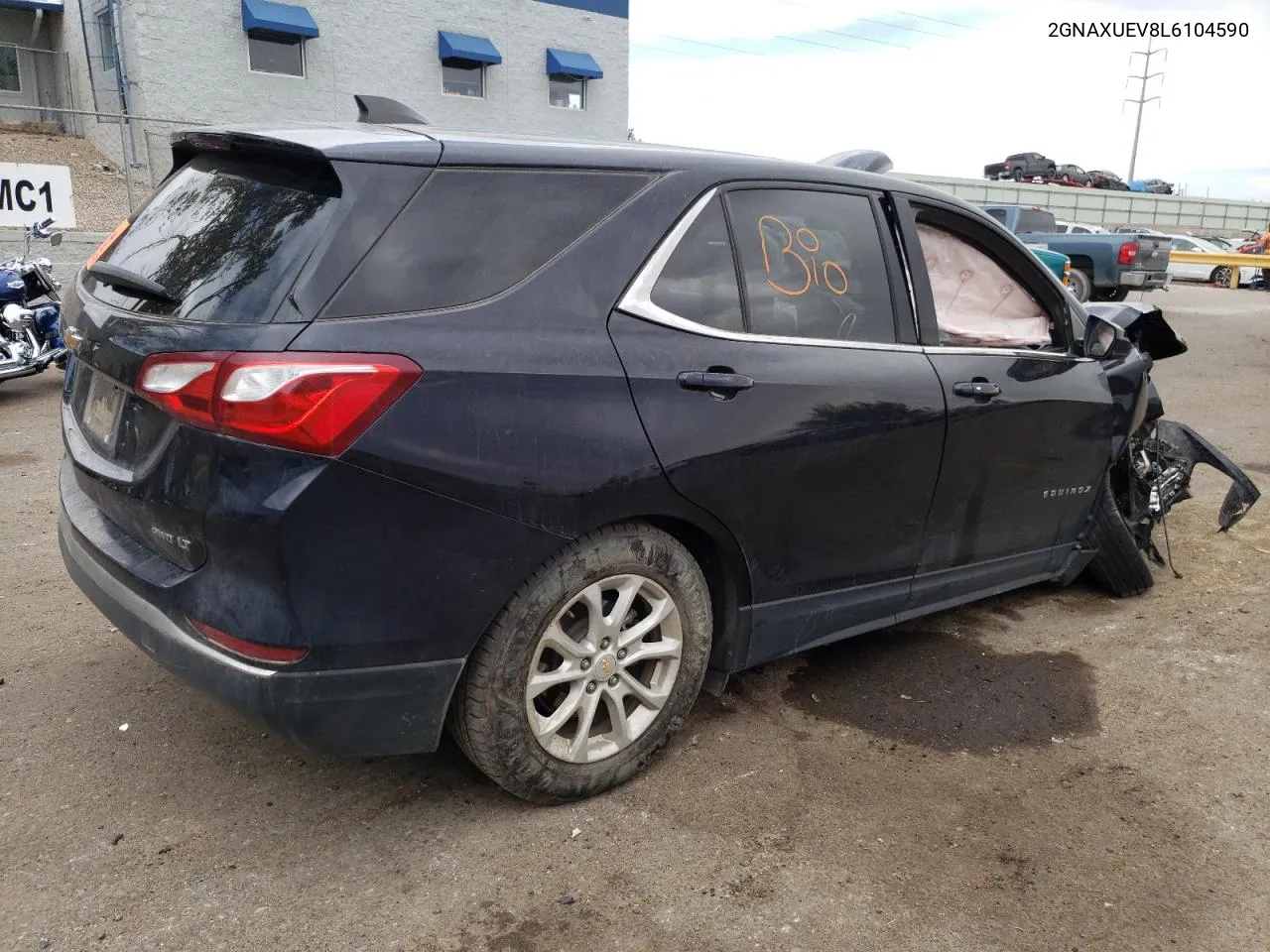 2020 Chevrolet Equinox Lt VIN: 2GNAXUEV8L6104590 Lot: 73650724