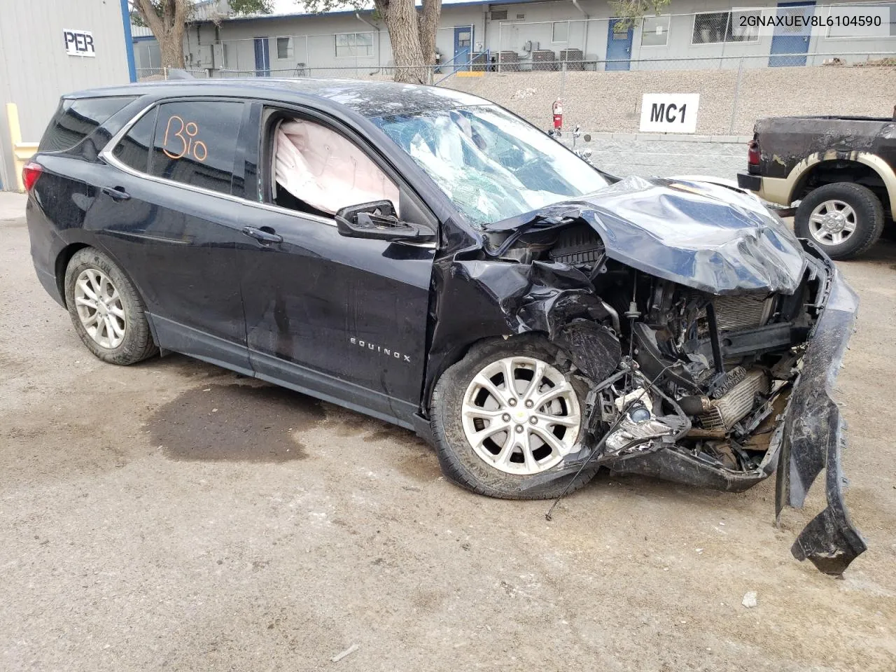 2020 Chevrolet Equinox Lt VIN: 2GNAXUEV8L6104590 Lot: 73650724