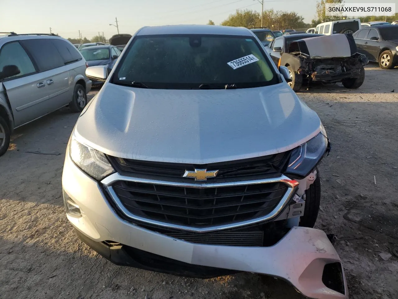 2020 Chevrolet Equinox Lt VIN: 3GNAXKEV9LS711068 Lot: 73665514