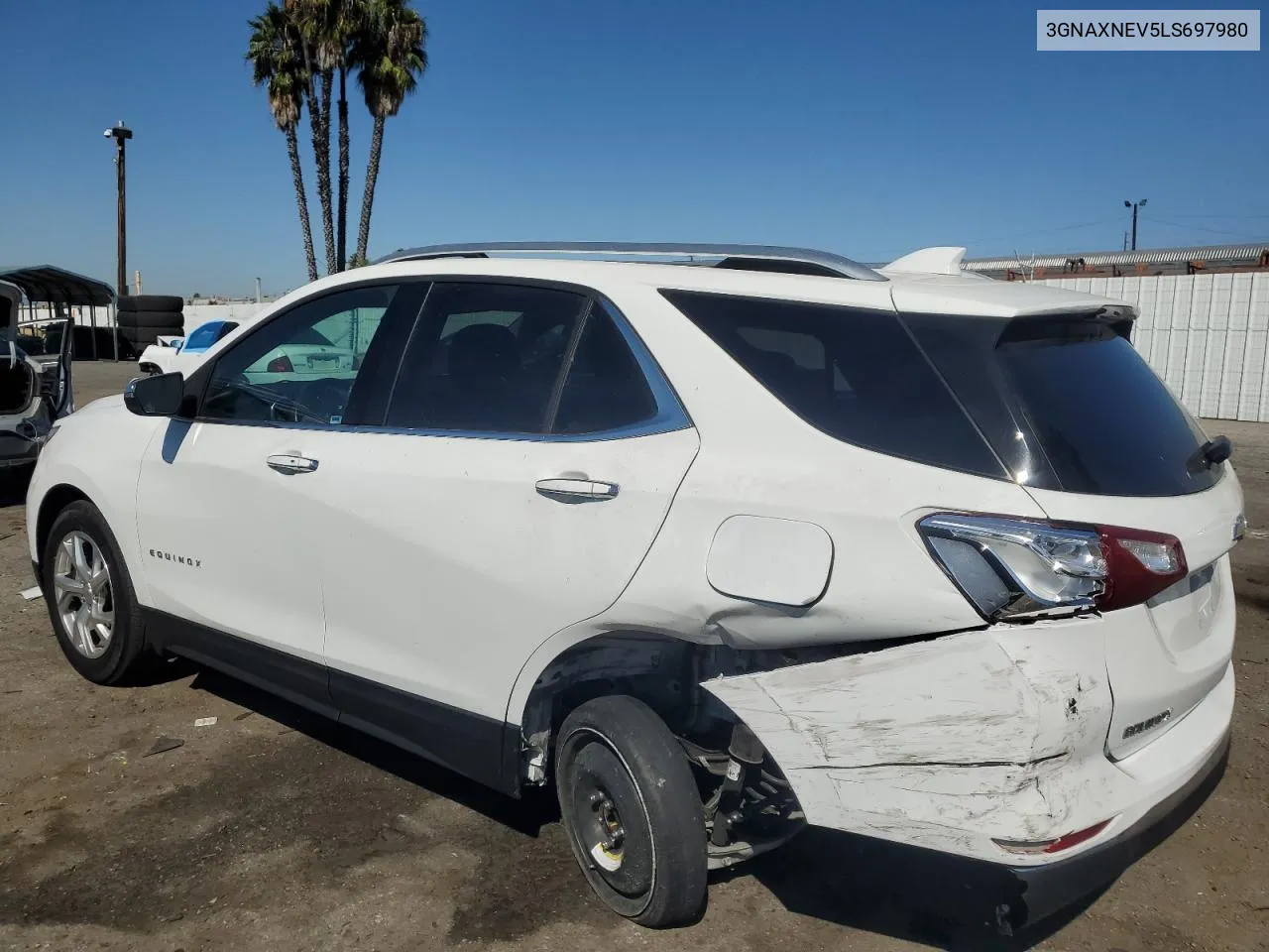 2020 Chevrolet Equinox Premier VIN: 3GNAXNEV5LS697980 Lot: 73710734