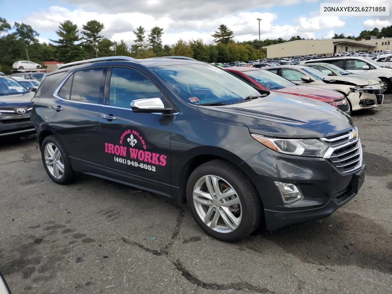 2020 Chevrolet Equinox Premier VIN: 2GNAXYEX2L6271858 Lot: 73734444