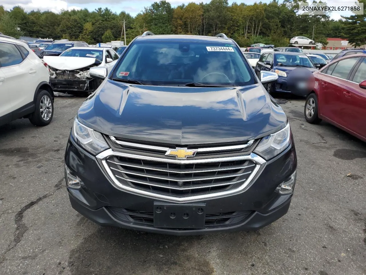 2020 Chevrolet Equinox Premier VIN: 2GNAXYEX2L6271858 Lot: 73734444