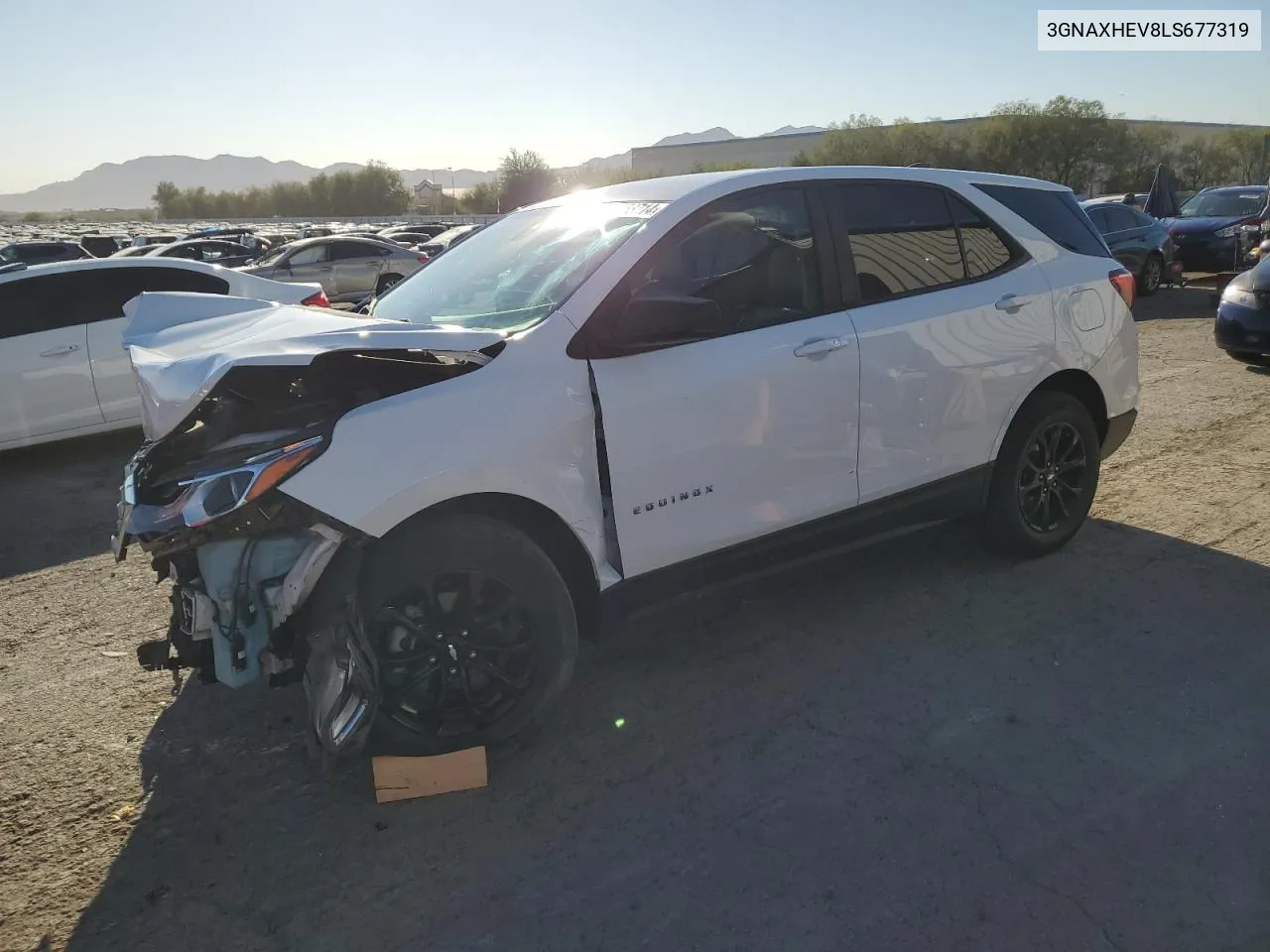 2020 Chevrolet Equinox Ls VIN: 3GNAXHEV8LS677319 Lot: 73753714