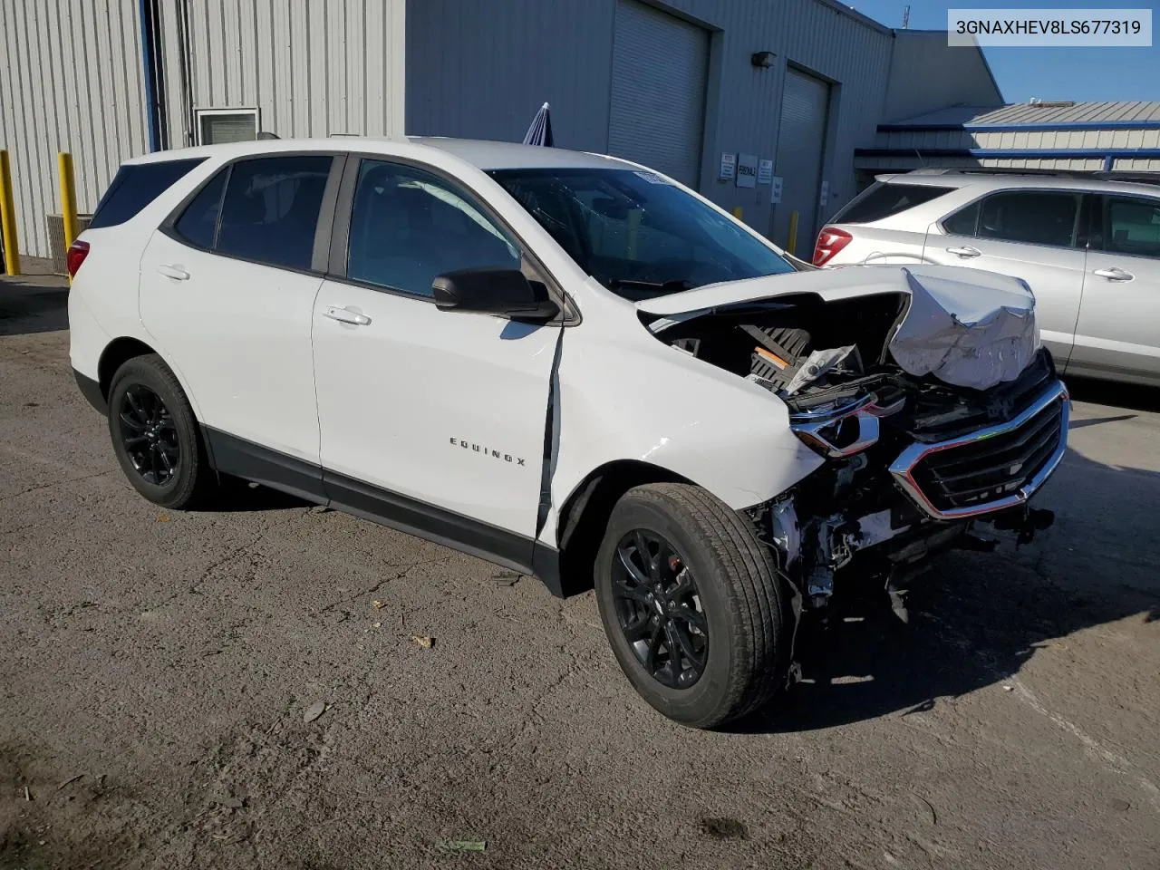 2020 Chevrolet Equinox Ls VIN: 3GNAXHEV8LS677319 Lot: 73753714