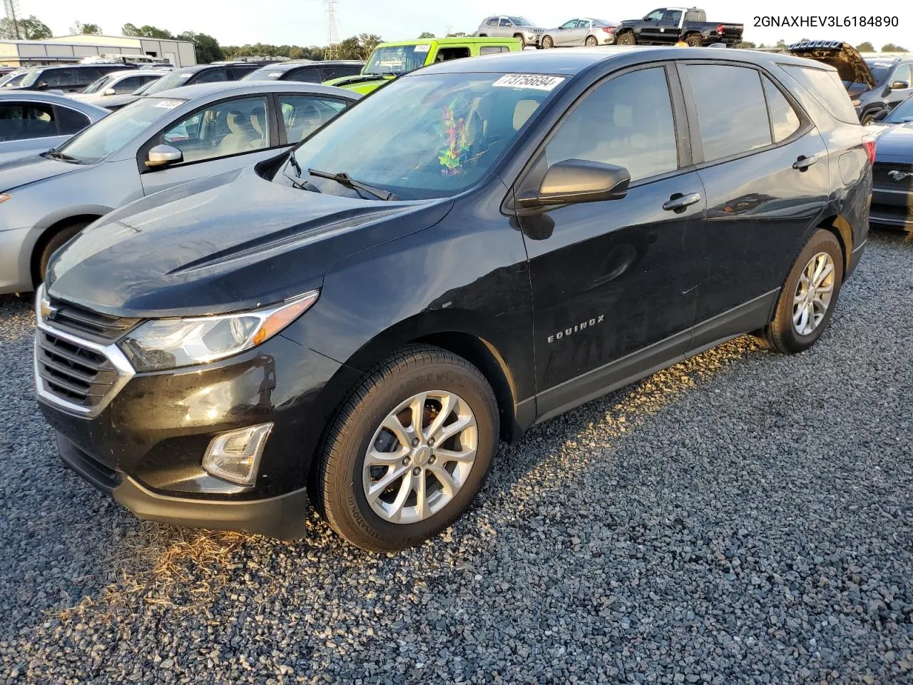 2020 Chevrolet Equinox Ls VIN: 2GNAXHEV3L6184890 Lot: 73756694