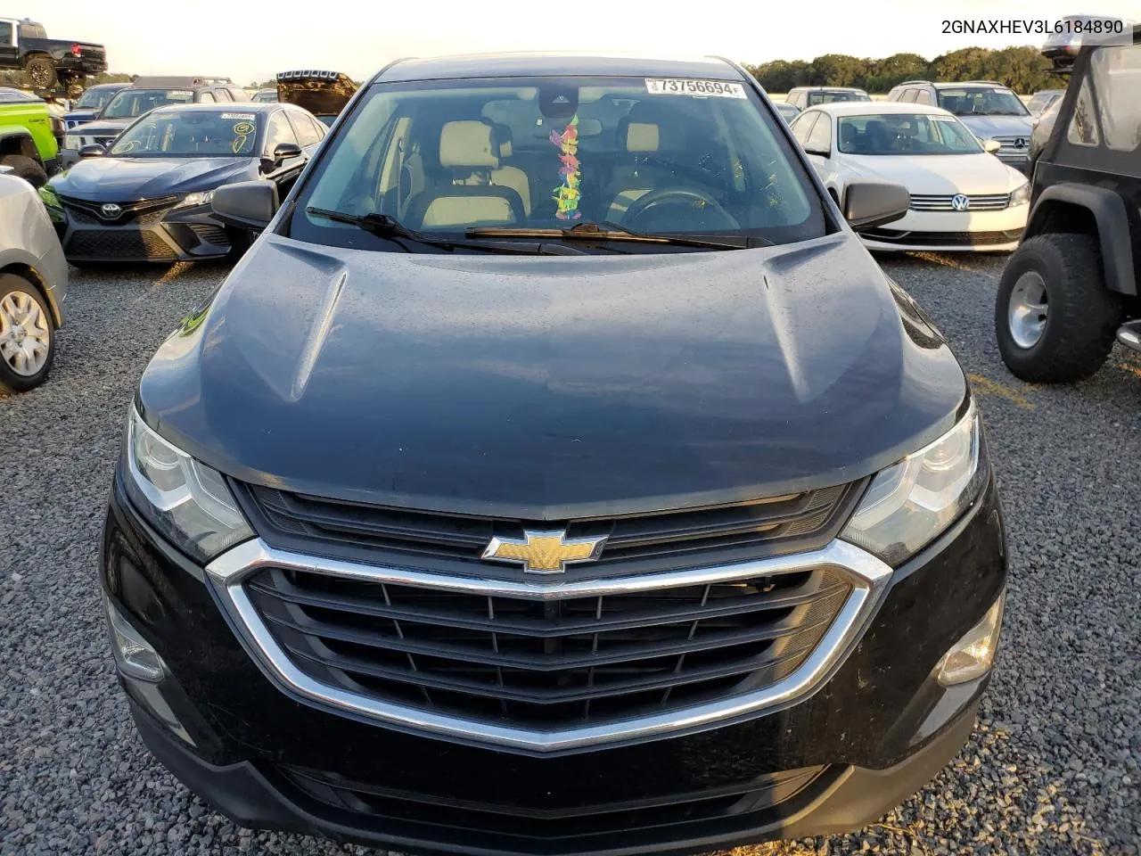 2020 Chevrolet Equinox Ls VIN: 2GNAXHEV3L6184890 Lot: 73756694