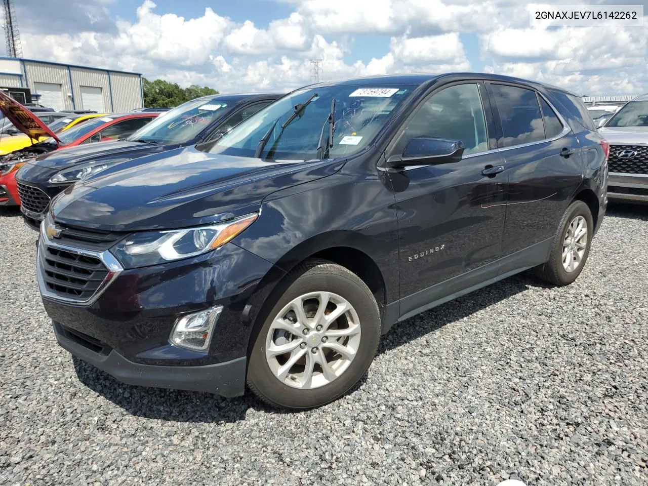 2020 Chevrolet Equinox Lt VIN: 2GNAXJEV7L6142262 Lot: 73759794