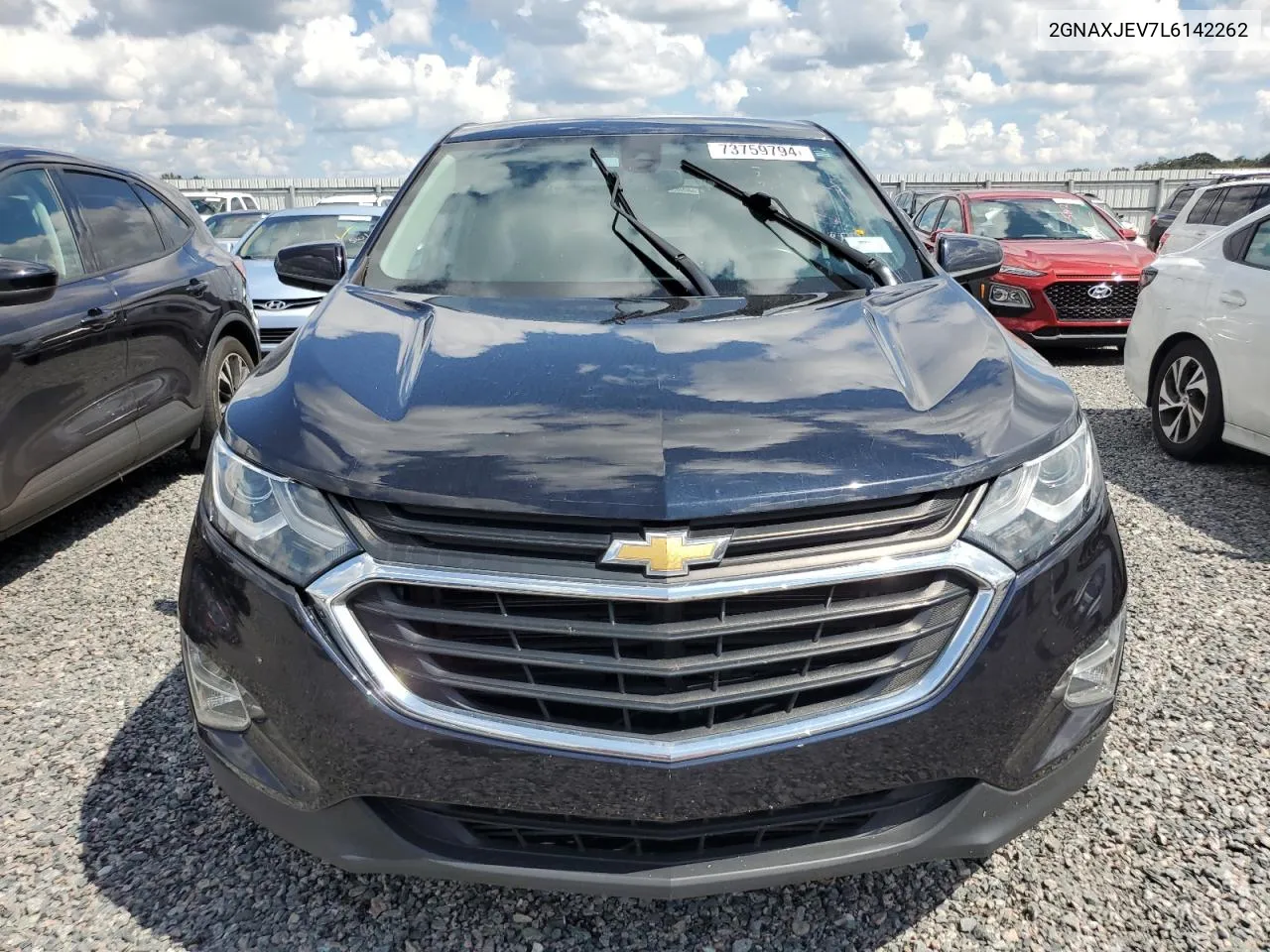 2020 Chevrolet Equinox Lt VIN: 2GNAXJEV7L6142262 Lot: 73759794