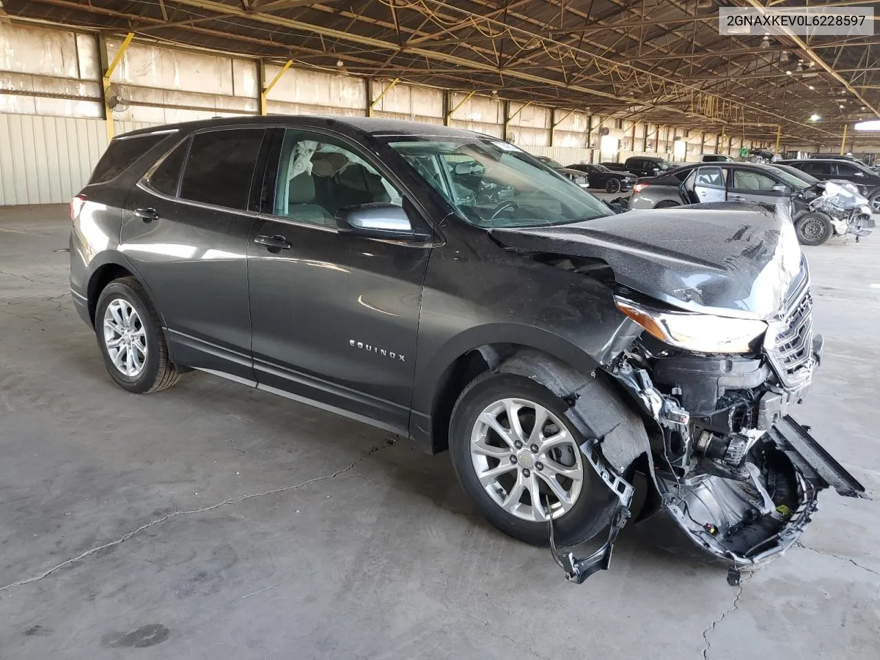 2020 Chevrolet Equinox Lt VIN: 2GNAXKEV0L6228597 Lot: 73845914